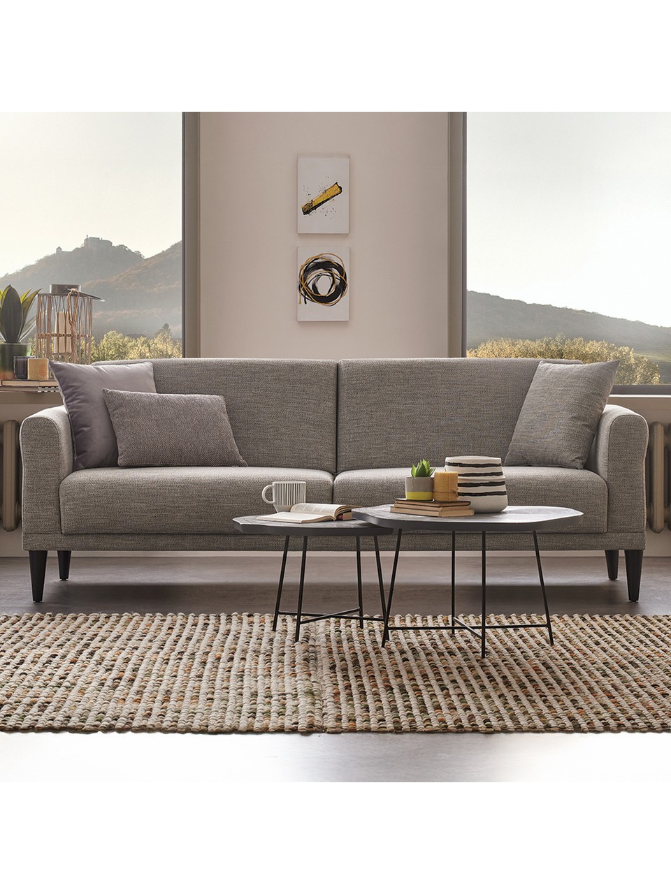 Loreto 3 Seater Sofa Bed - - Image 2