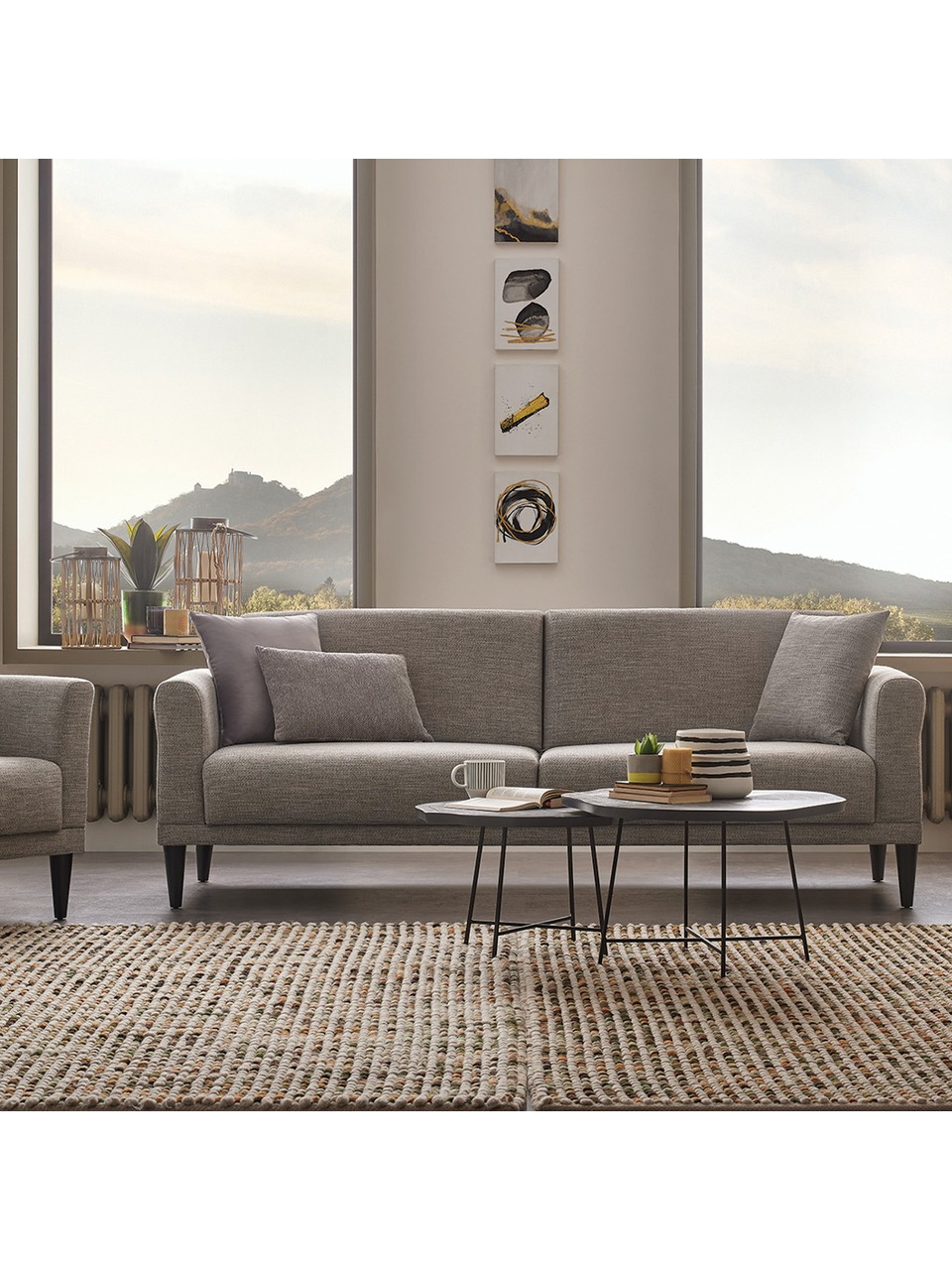 Loreto 3 Seater Sofa Bed - - Image 3