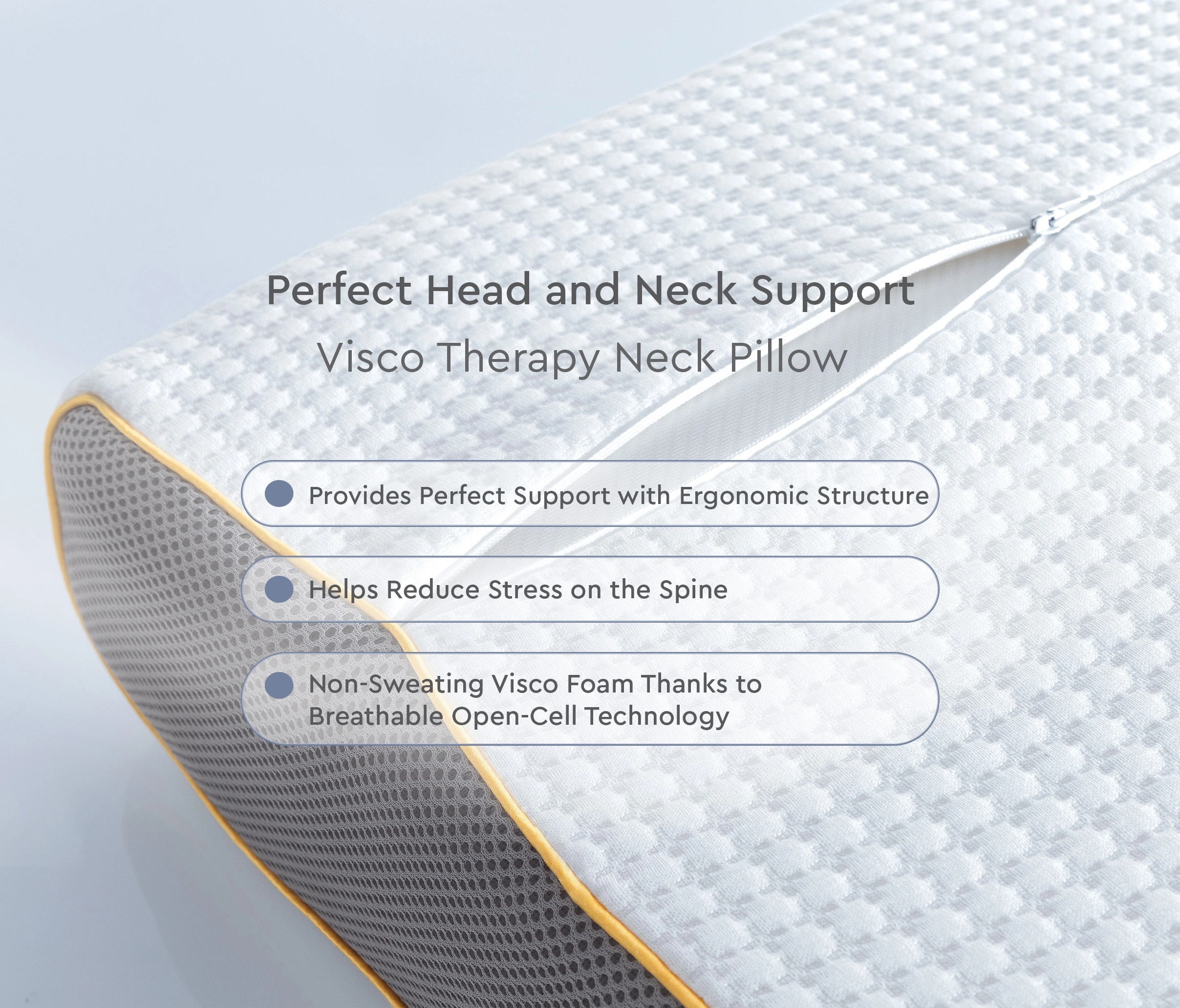 Visco Therapy Neck Pillow 40x60 - Image 5