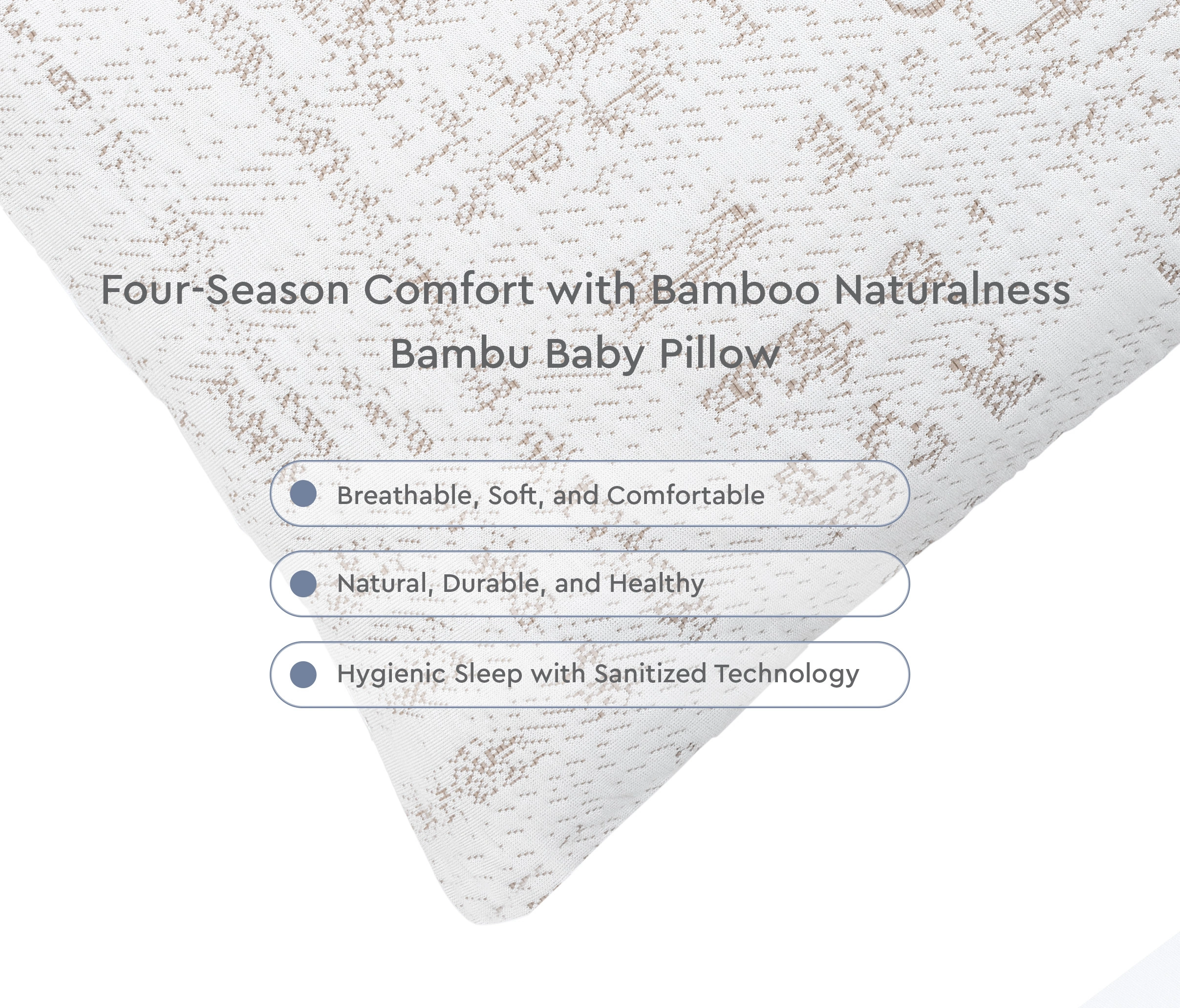 Bamboo Baby Pillow 35x45 (200 Gr) - Image 3