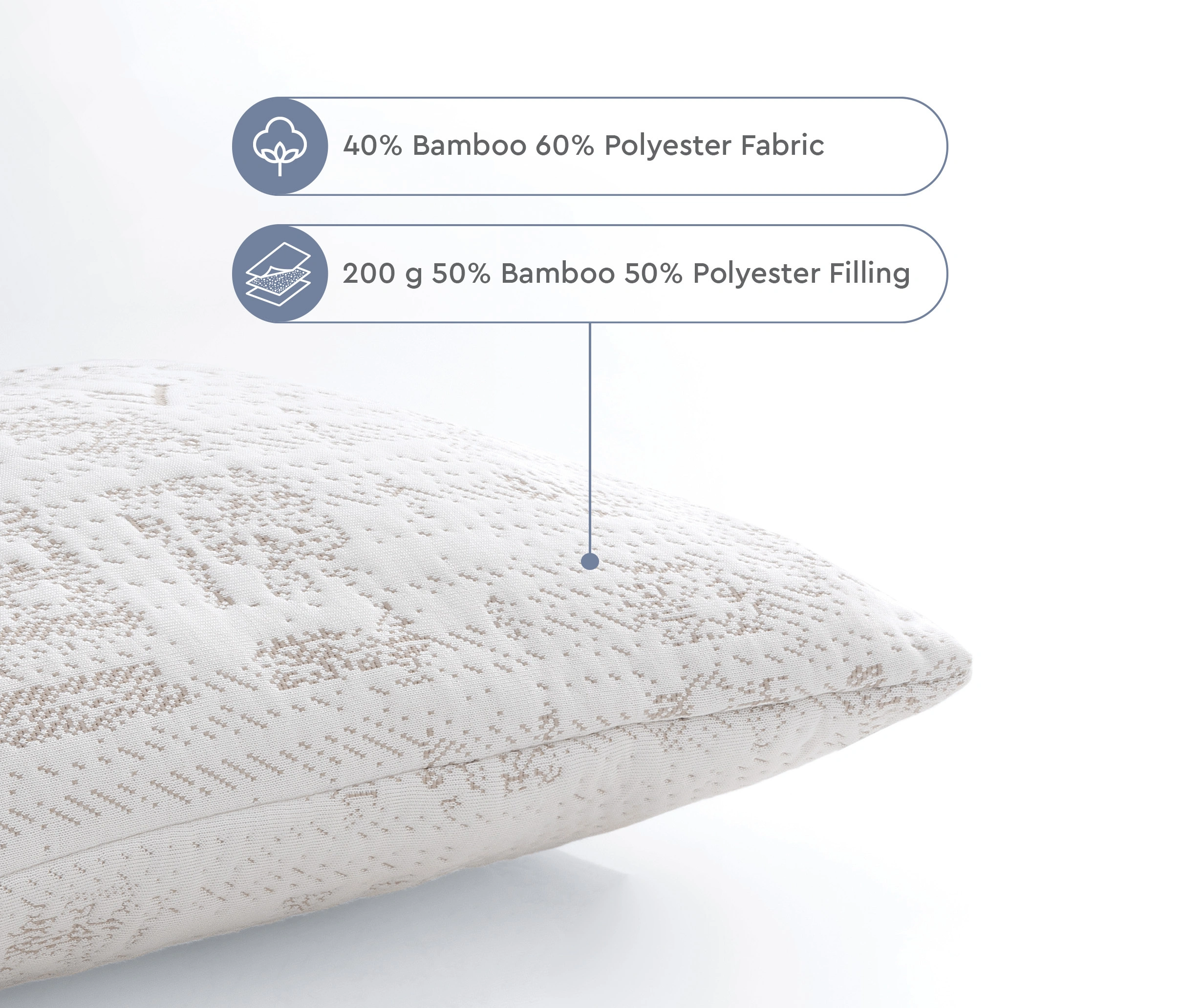 Bamboo Baby Pillow 35x45 (200 Gr) - Image 6