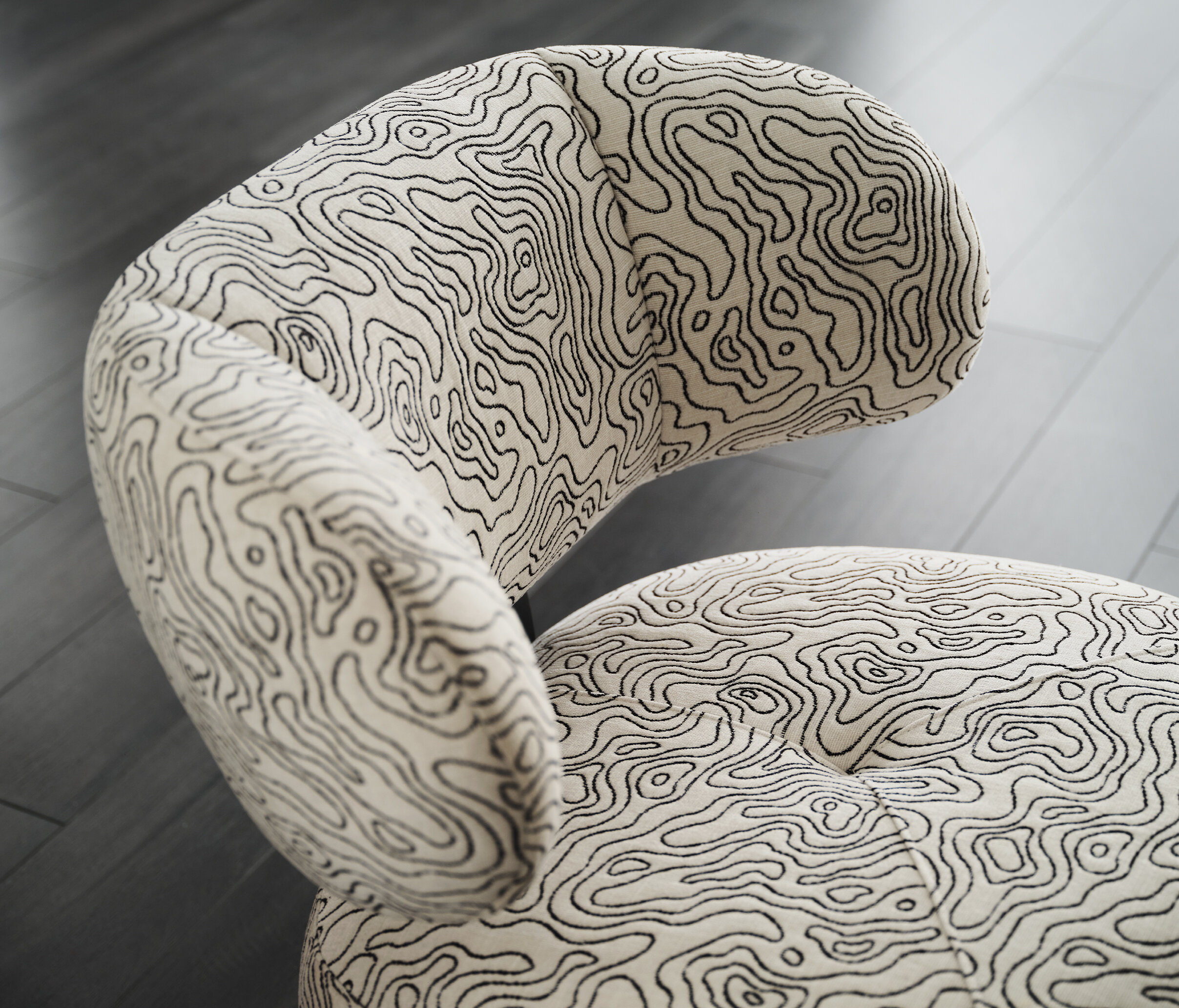 SOHO SWIVEL ARMCHAIR 2415 K1 GK:55601 WHITE AR:217 - Image 5