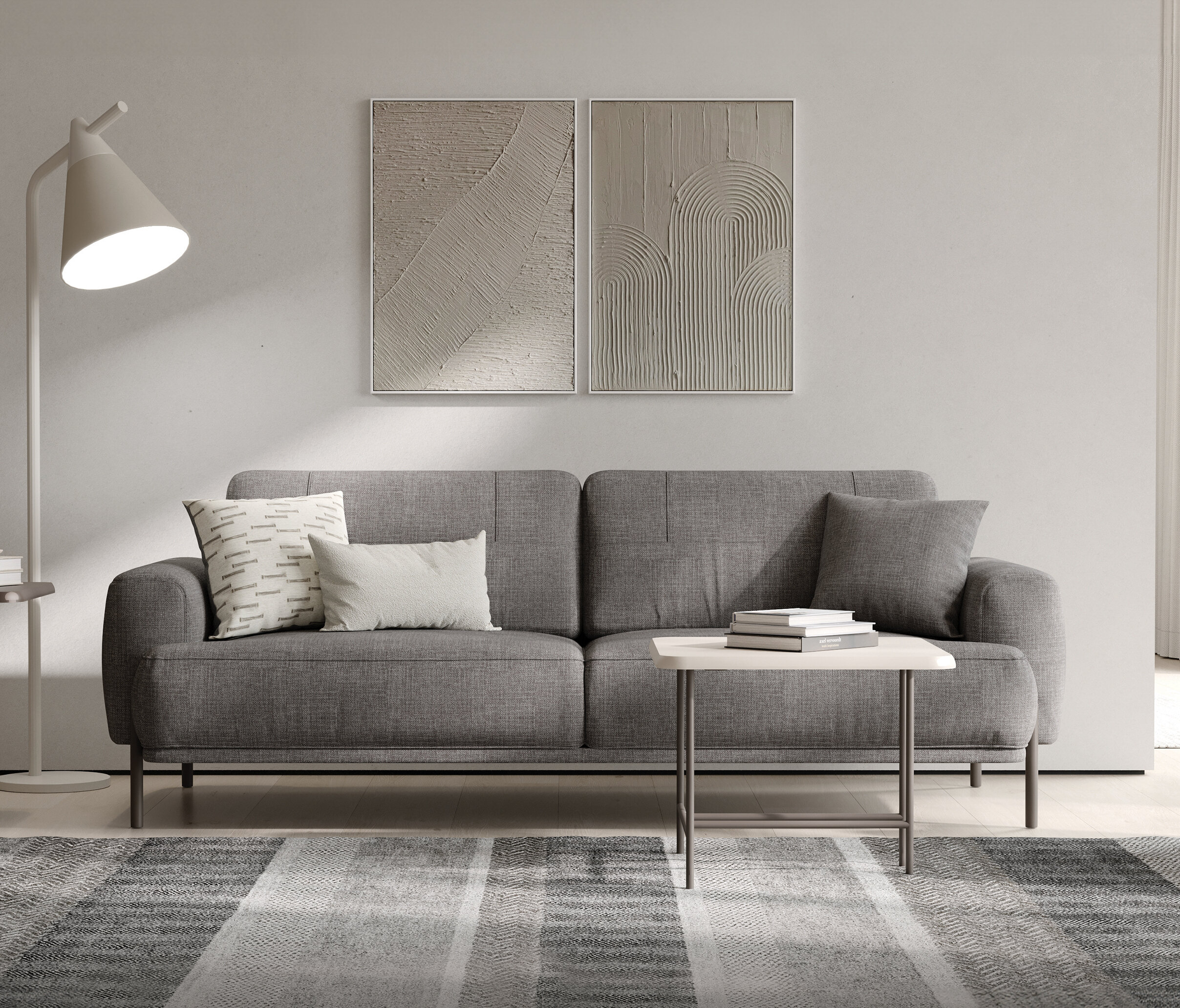 VARENA 3 SEAT SOFA BED 2418 K2 GK:55902 TAUPE AR:263 - Image 3
