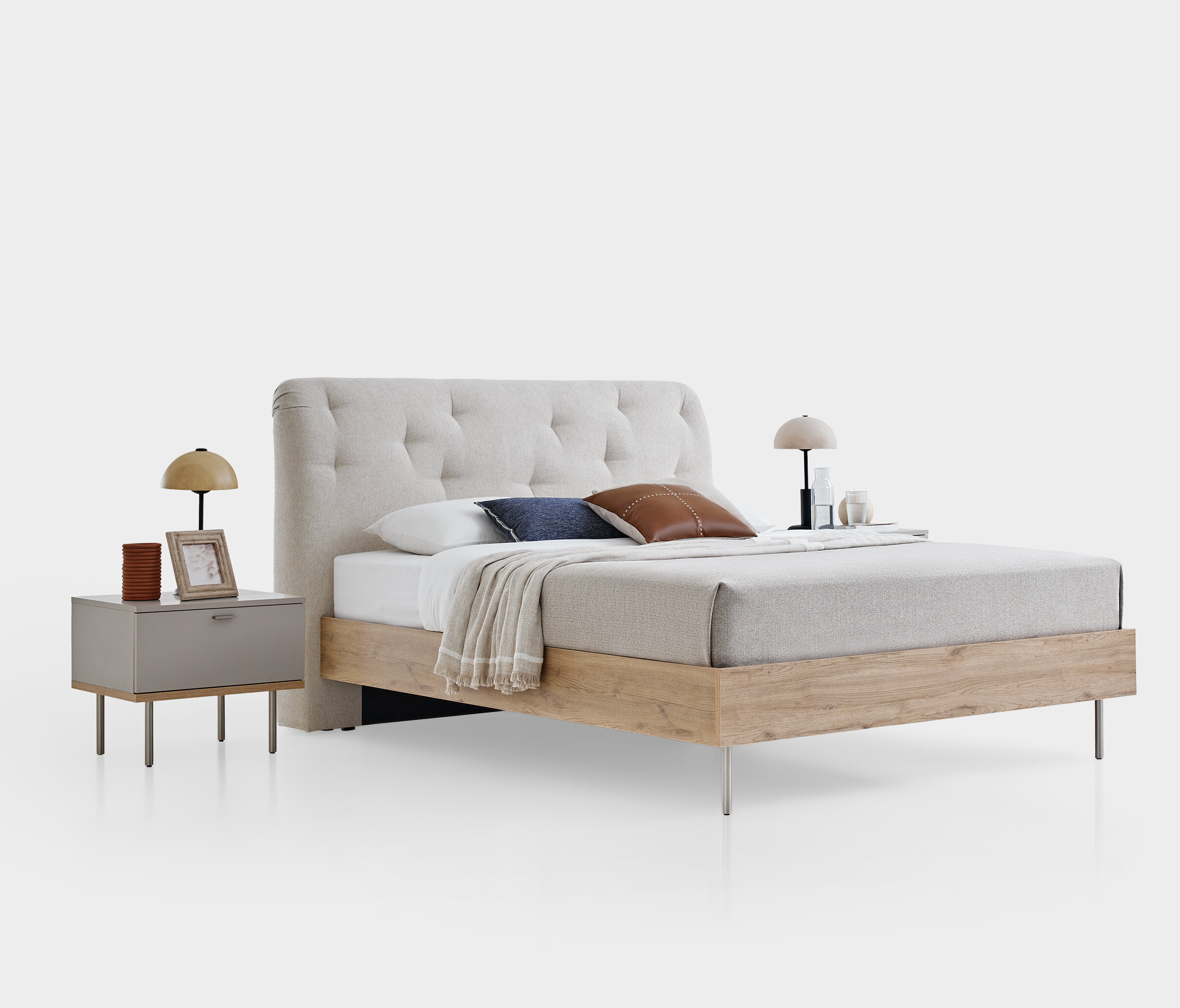 CANTE (160X200) BEDSTEAD WITH HEADBOARD