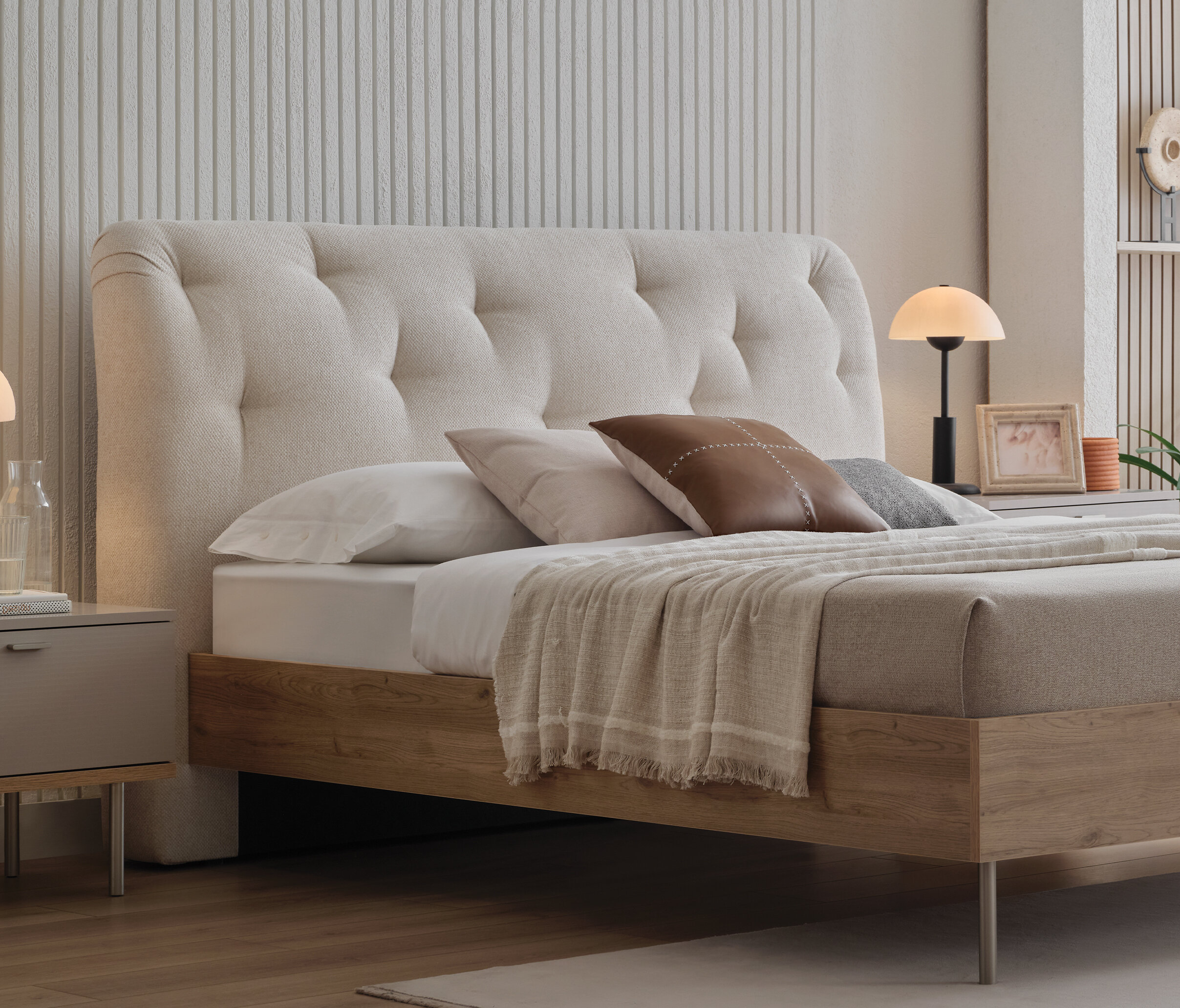 CANTE (160X200) BEDSTEAD WITH HEADBOARD - Image 4