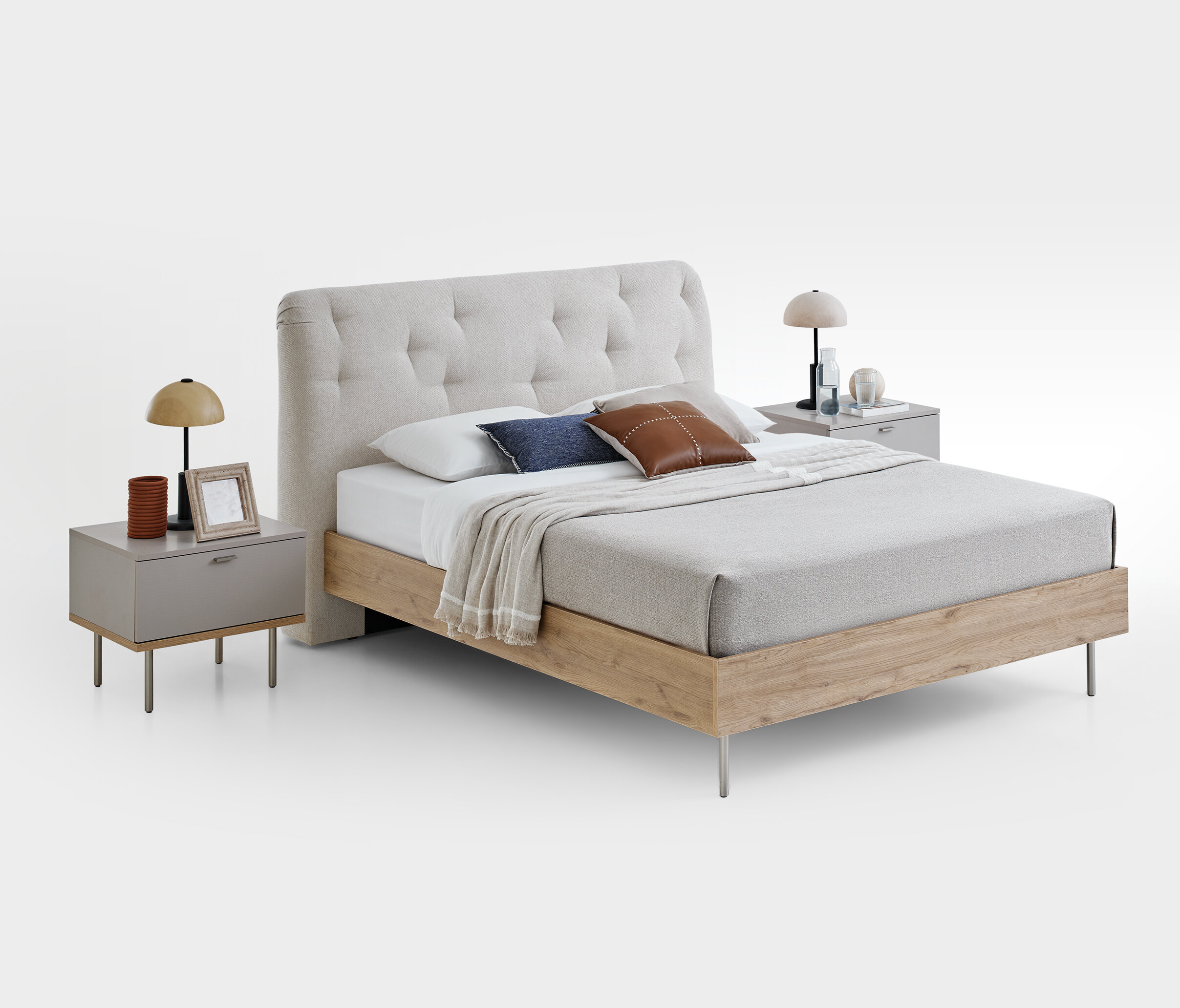 CANTE (160X200) BEDSTEAD WITH HEADBOARD - Image 7