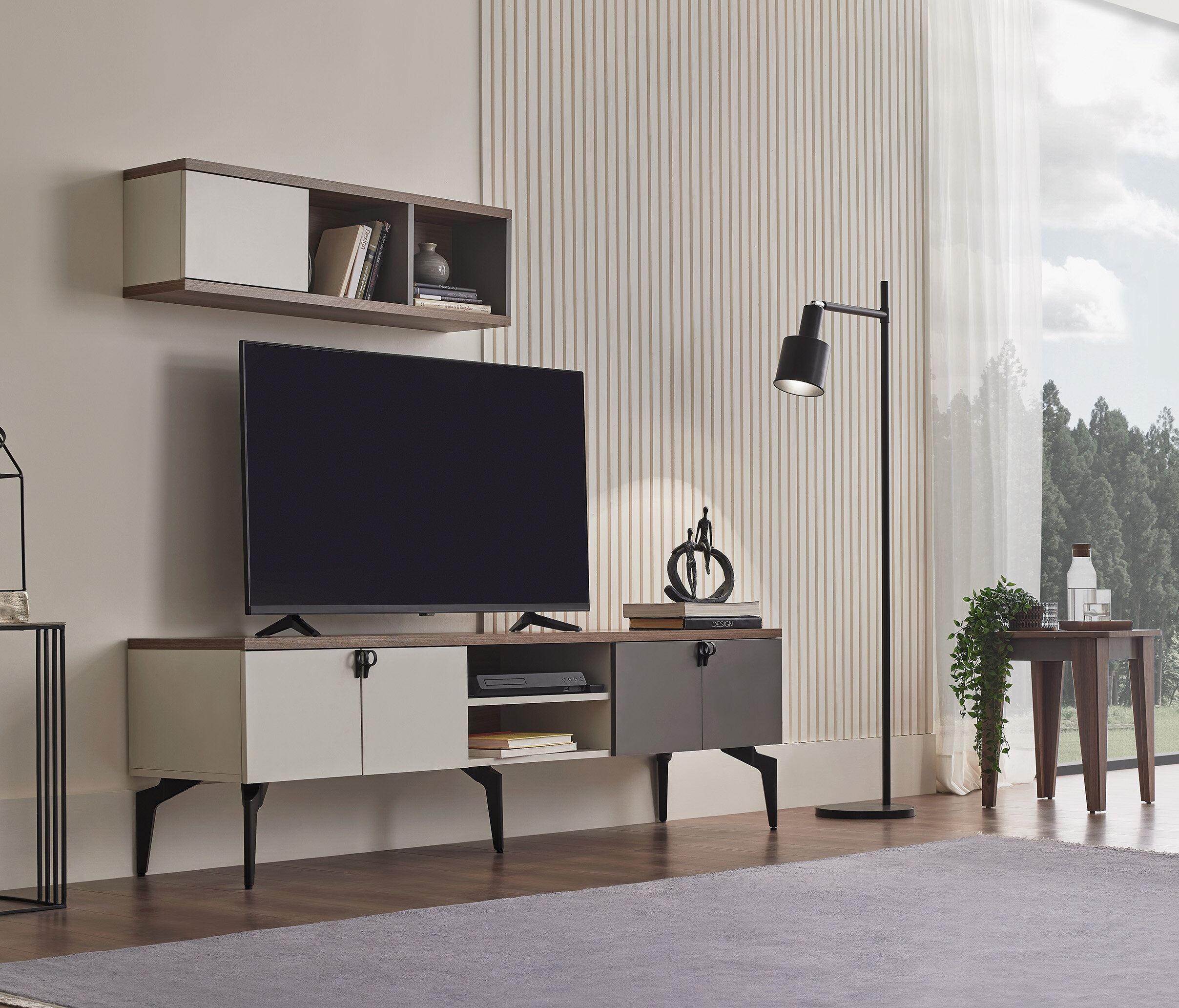 Cordell TV Bench with Leg 180 cm - Image 2