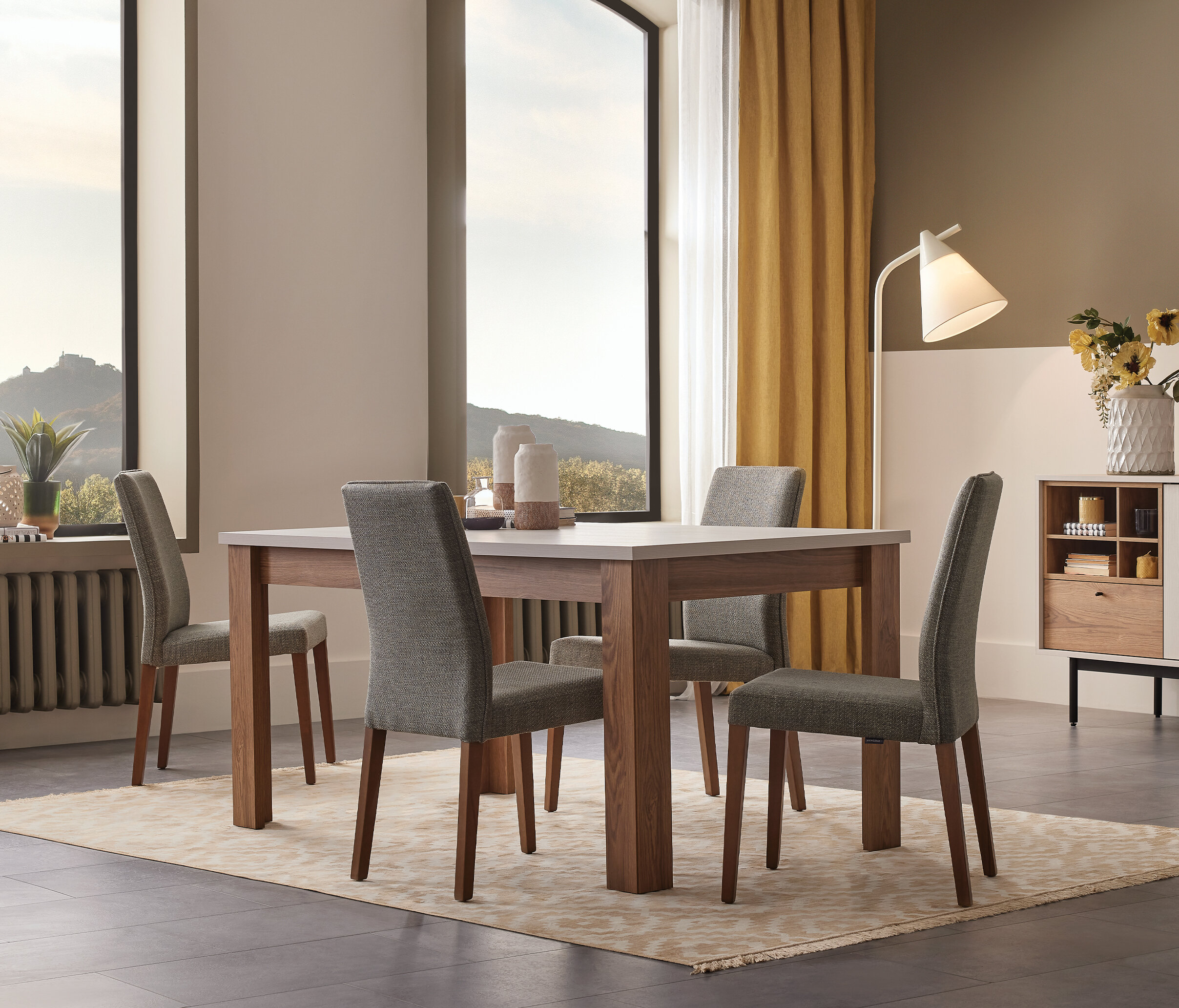 Loreto Non-Extendable Dining Table 1600x900 mm - Image 3