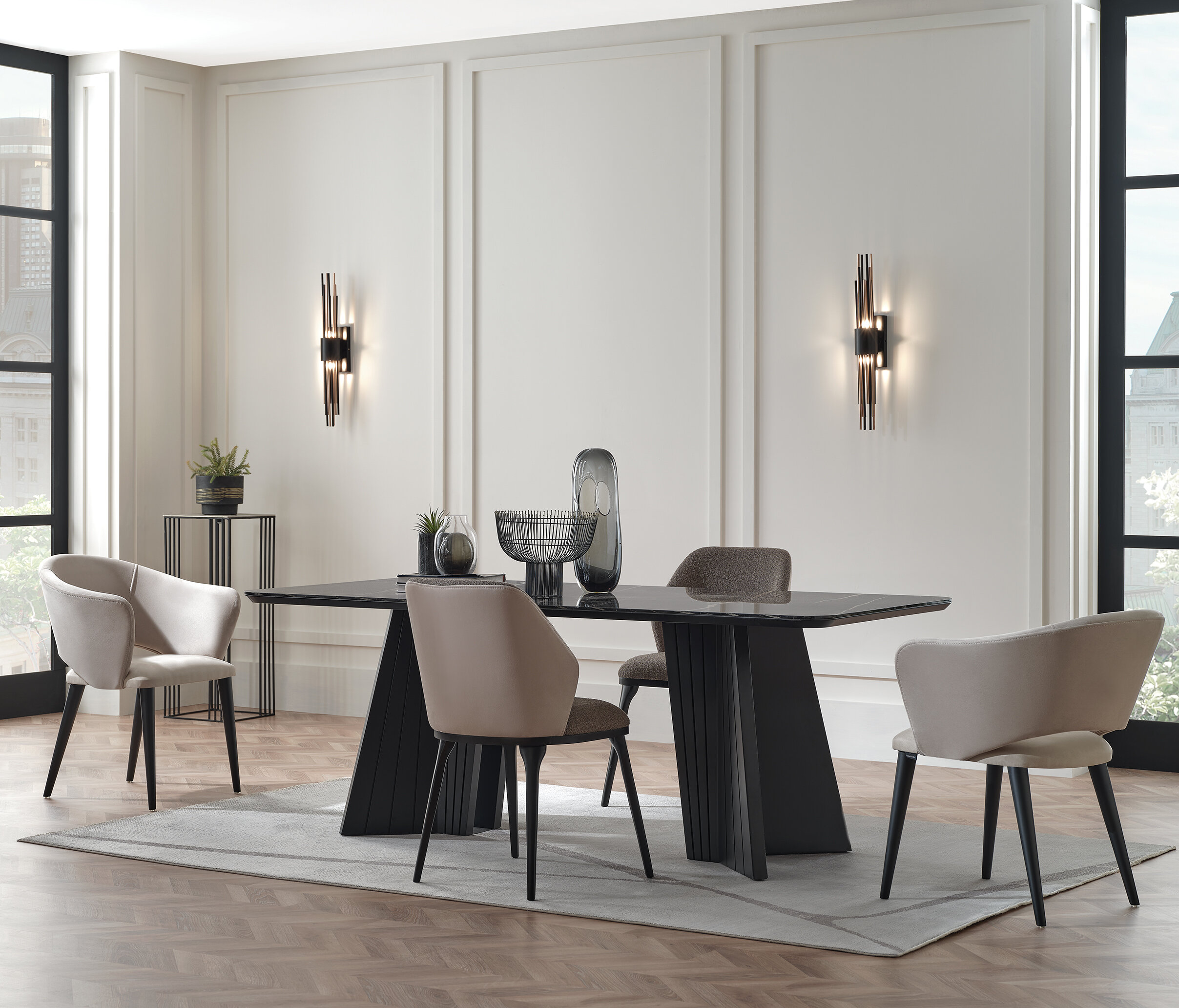 Riga Non-Extendable Dining Table 2000x1000 - Image 2
