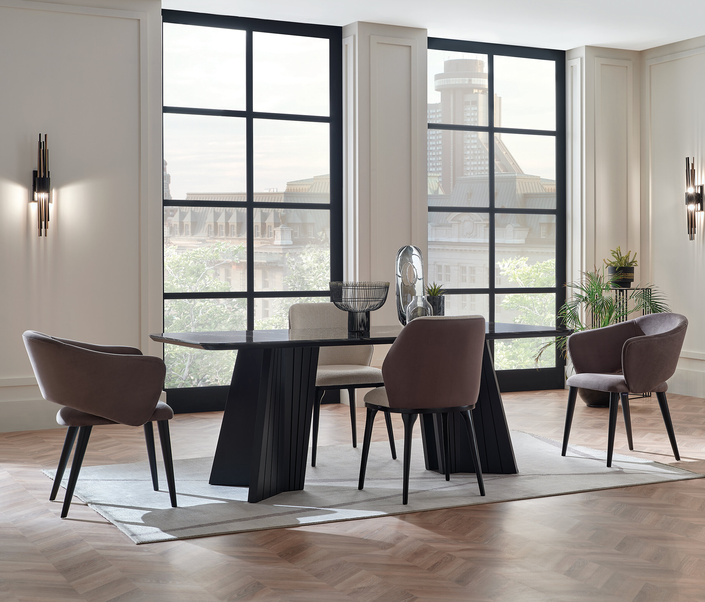 Riga Non-Extendable Dining Table 2000x1000 - Image 3