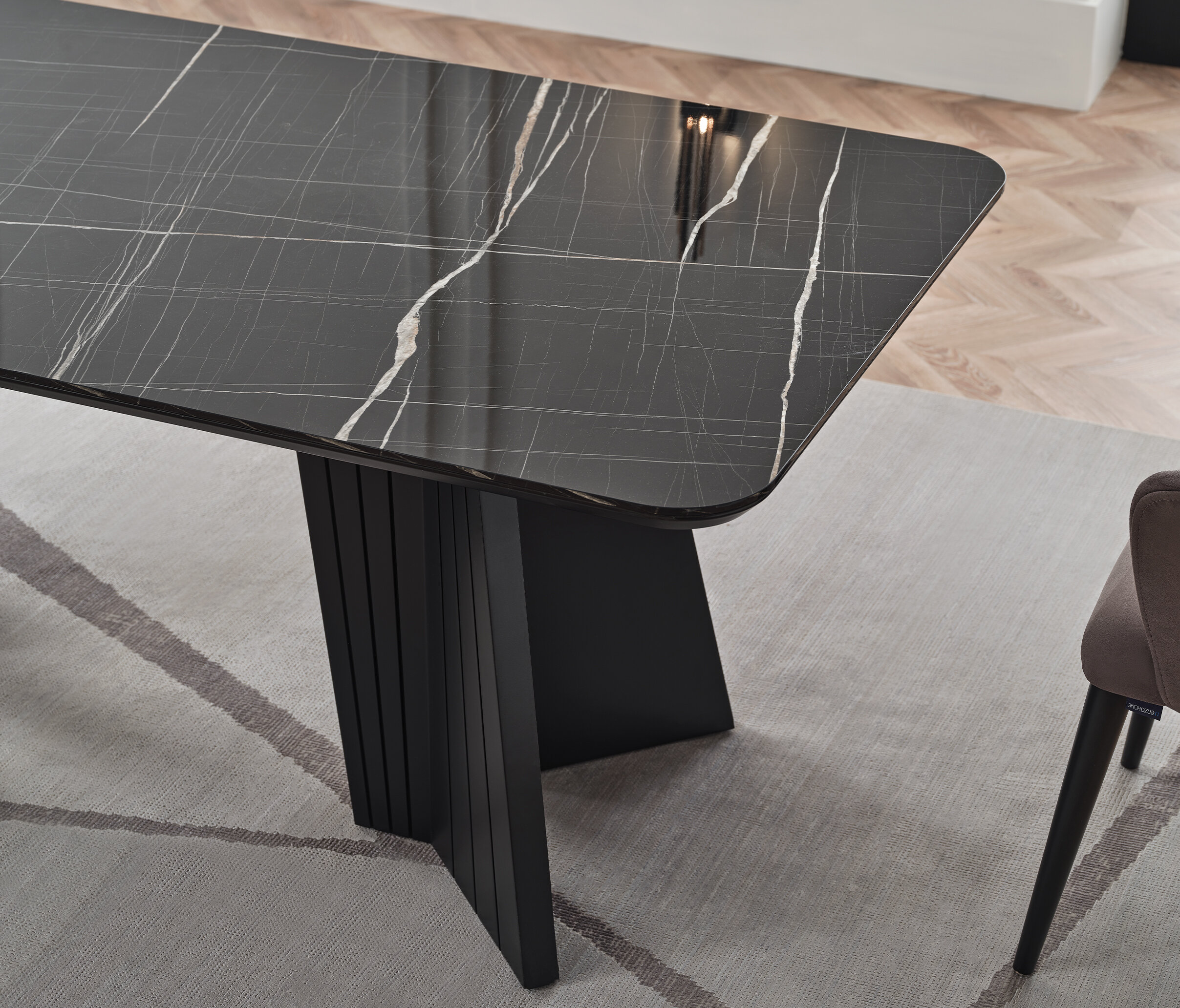 Riga Non-Extendable Dining Table 2000x1000 - Image 6