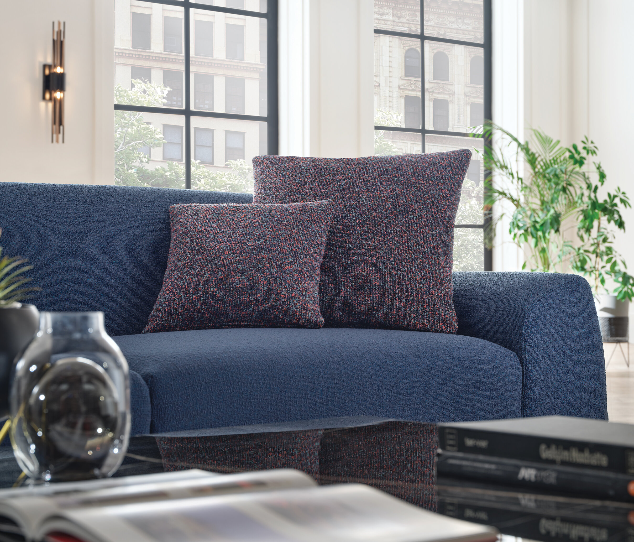 Swan 3 Seater Sofa - 2209 - K1 - 15601 Turquoise - AR:217 - Image 4