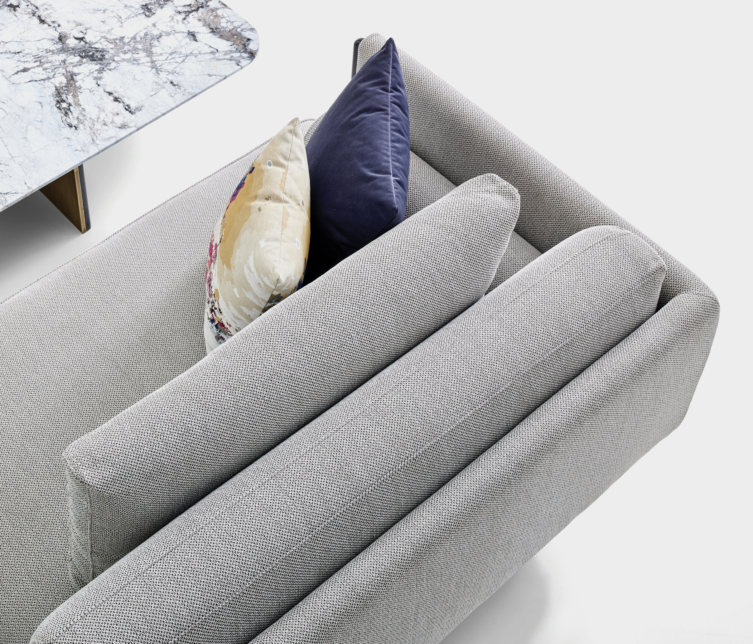 Canton 2,5 Seater Sofa - 2220 - K2 - 17605 White - AR:117 - Image 8