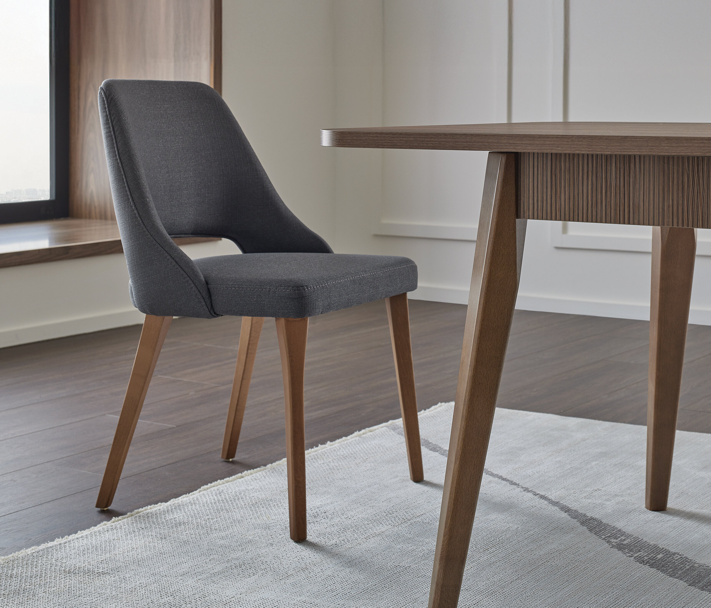 Pavia Chair - 2230 - K4 - 13009 Grey - Image 2