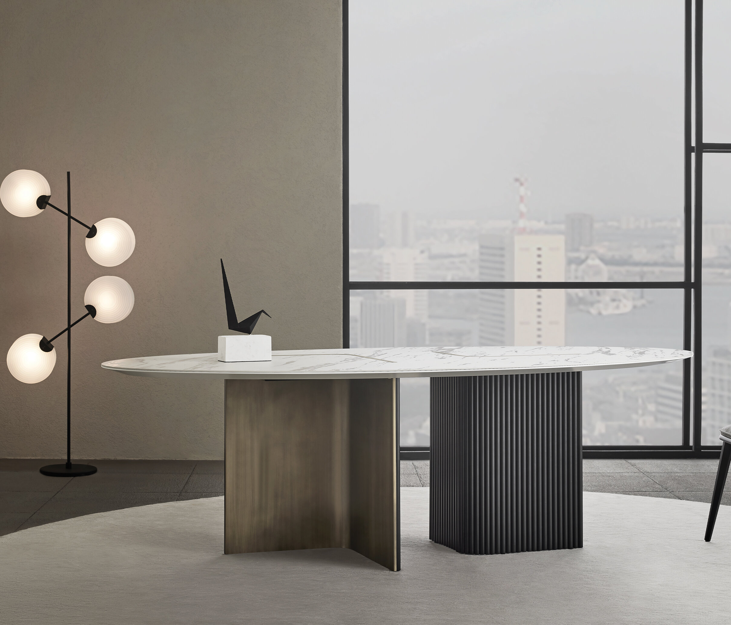 Nagoya Non-Extendable Dining Table 240 cm.. - Image 2