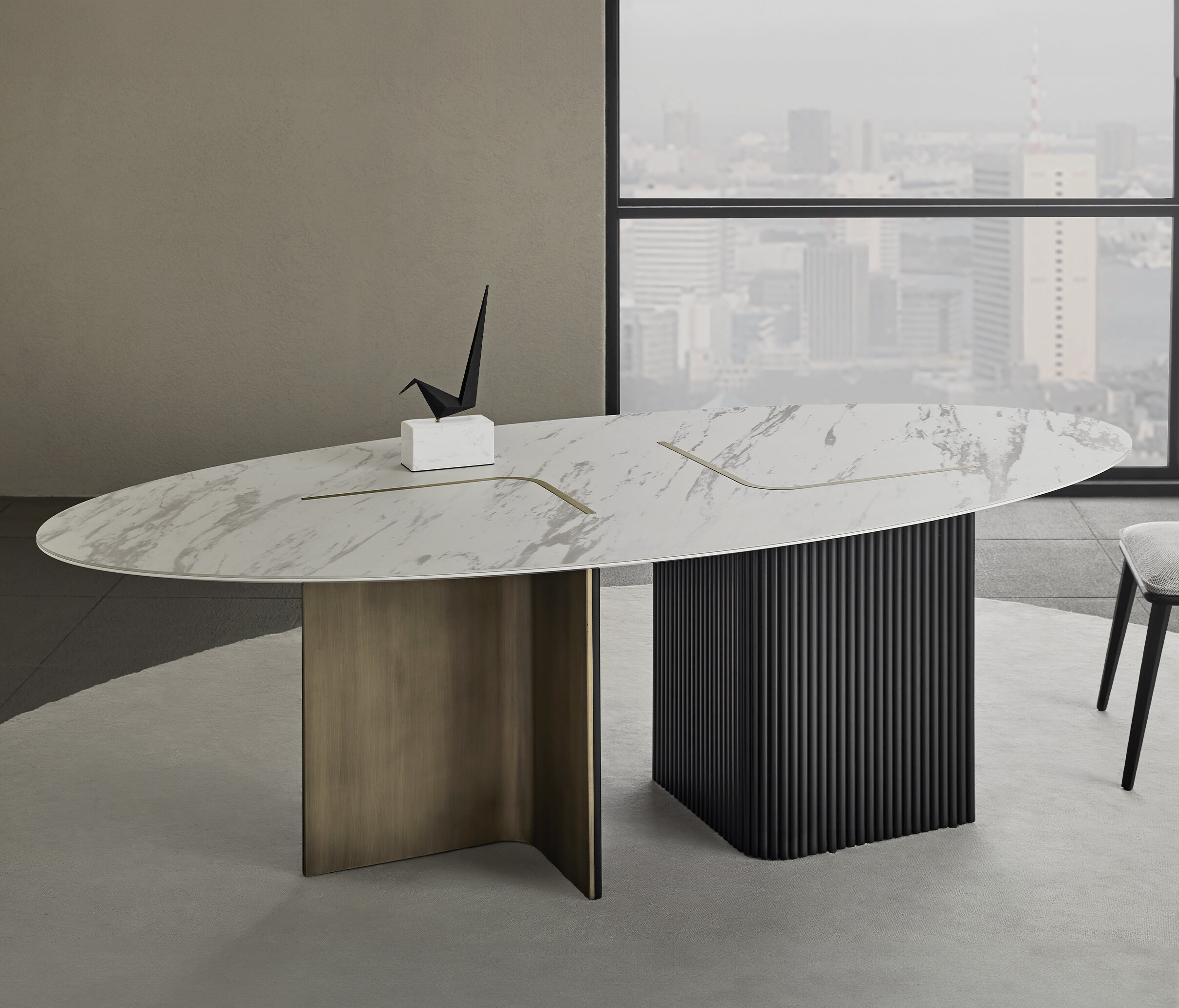 Nagoya Non-Extendable Dining Table 240 cm.. - Image 3