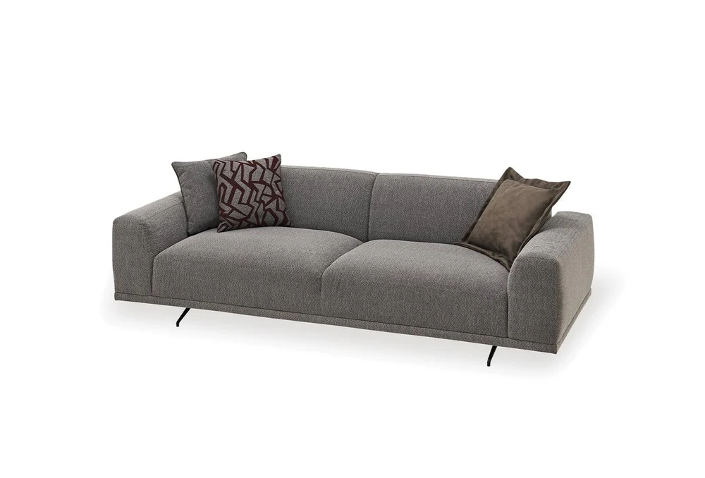 Giorno 3 Seater Sofa - 2045 - K2 - 22406 Grey Z2 - AR:217 - Image 6