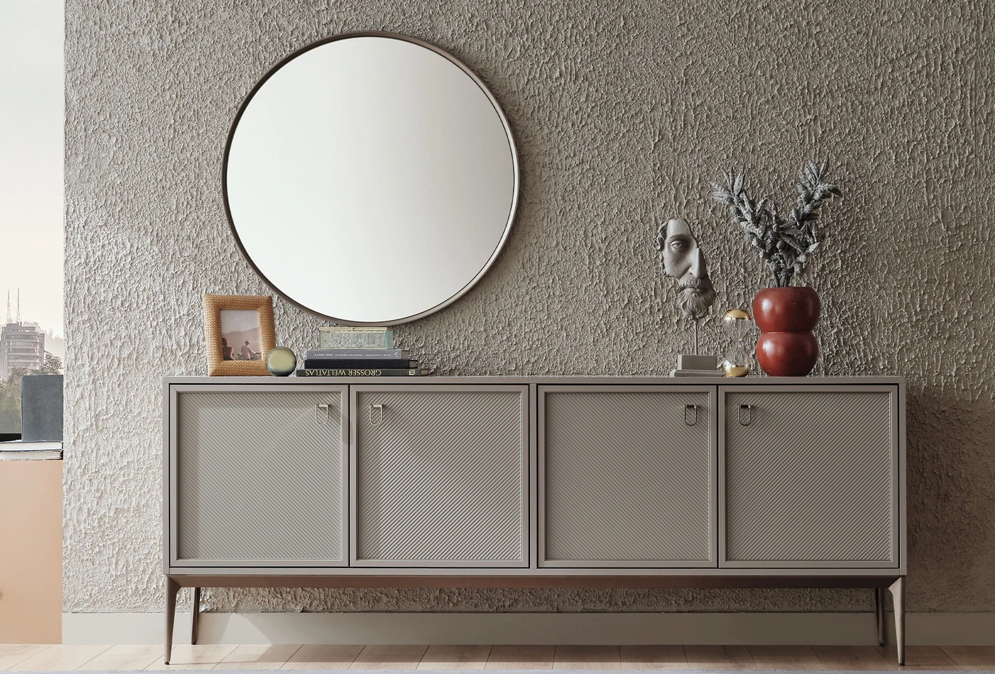 HERA SIDEBOARD-CHEST OF DRAWERS-VANITY MIRROR - Image 4