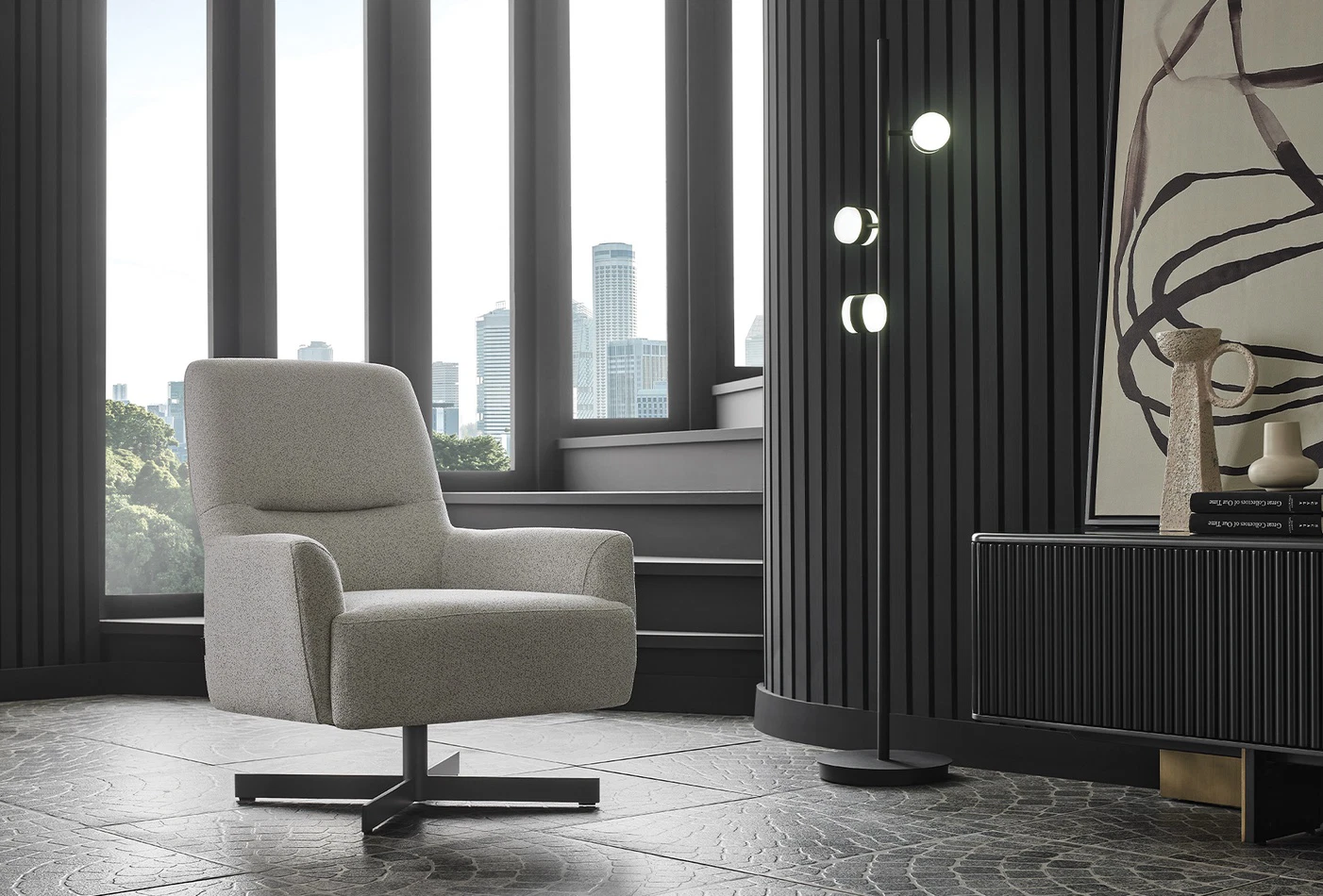NAIROBI SWIVEL ARMCHAIR 1 - Image 3
