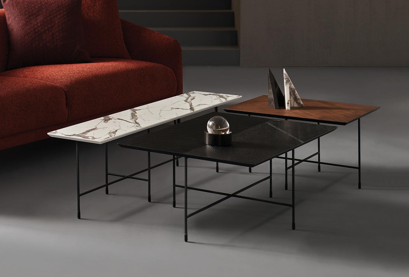 Solaro Long Coffee Table-Marble - Image 2