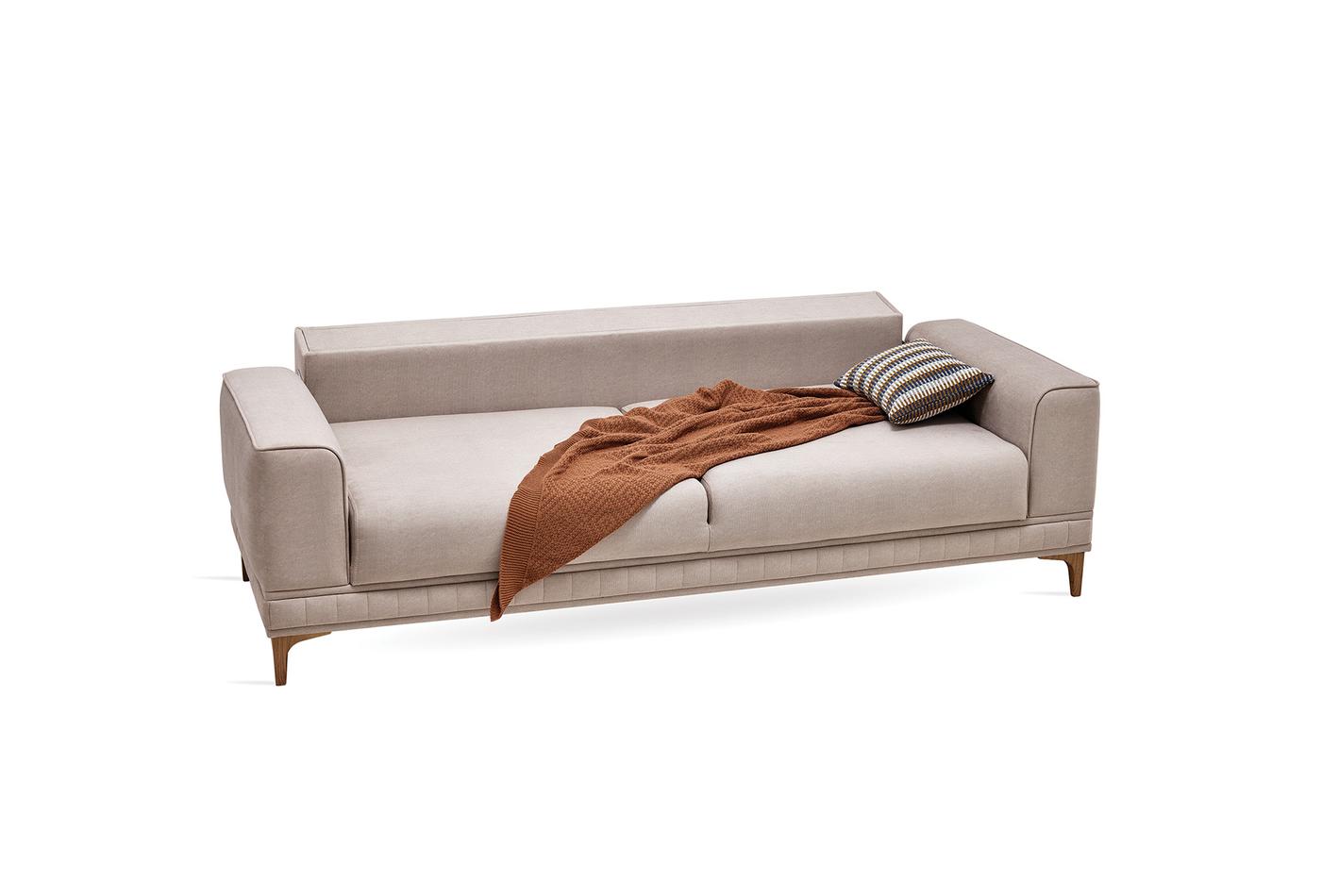 Pavia 3 Seater Sofa Bed - 2121 - K1 - 14001 Bone - AR:301 - Image 7