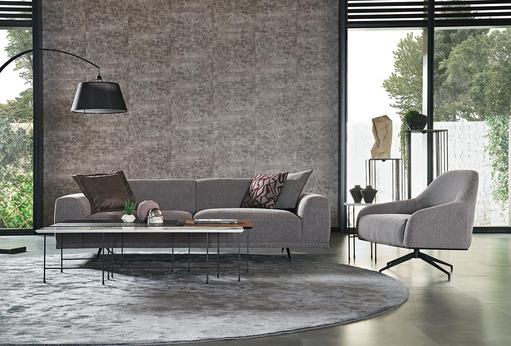 Giorno 3 Seater Sofa - 2045 - K2 - 22406 Grey Z2 - AR:217 - Image 3