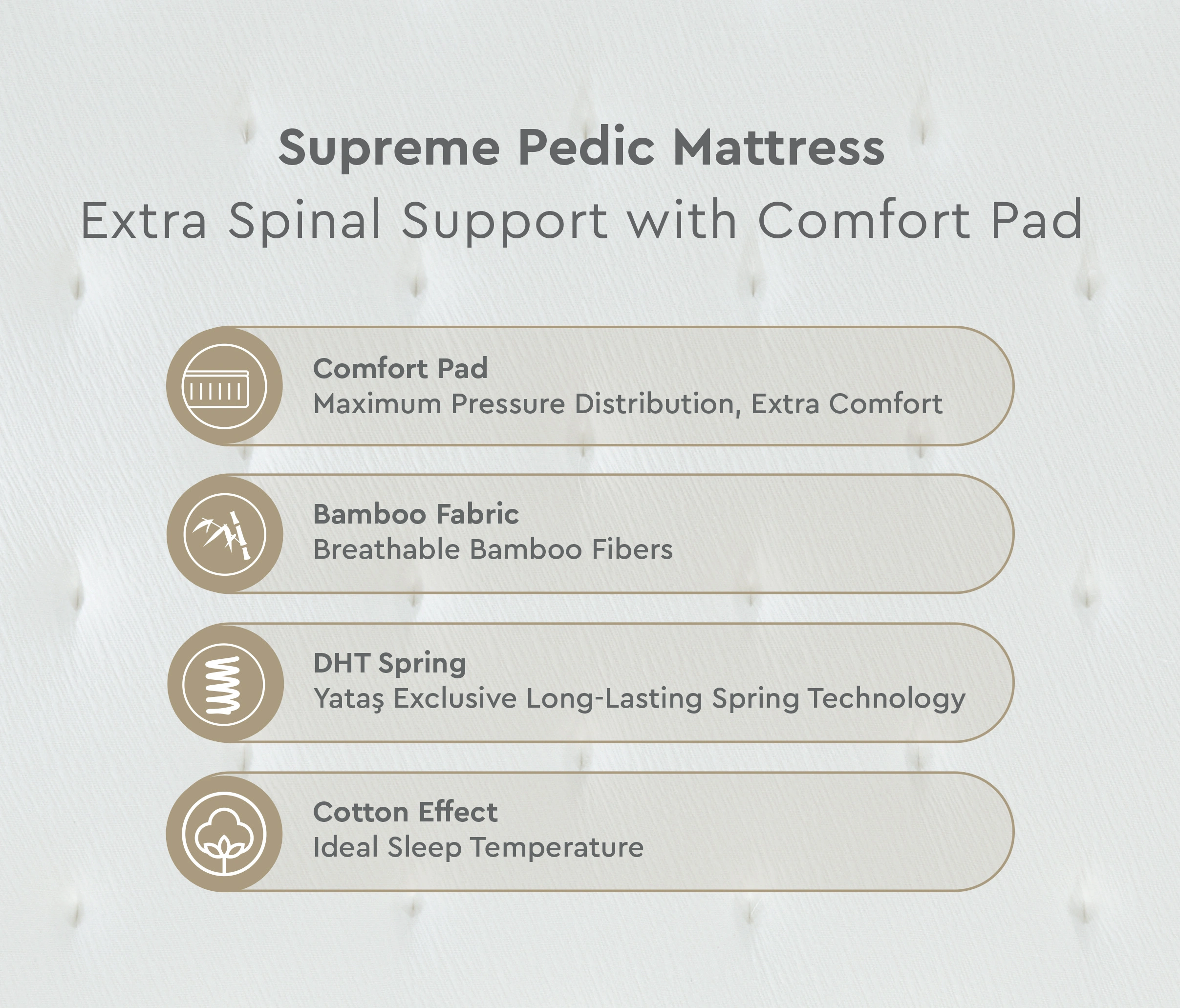 160X200 EU SUPREME PEDIC SPRING MATTRESS - Image 6