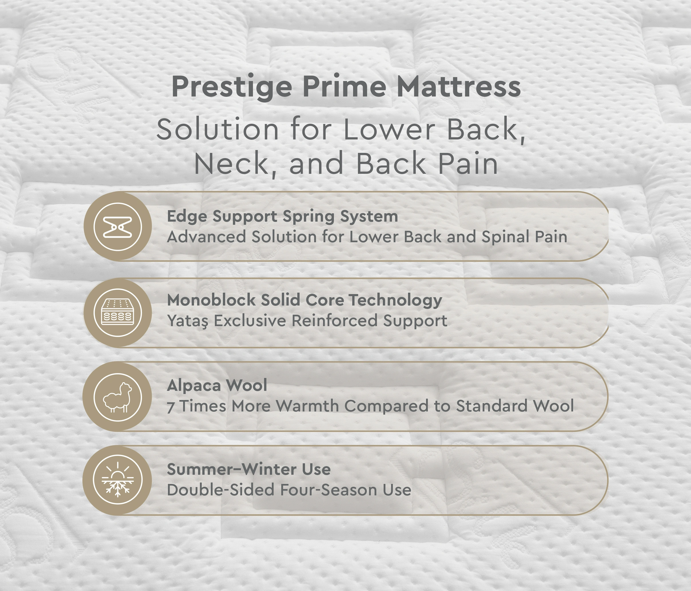 160X200 EU PRESTIGE PRIME SPRING MATTRESS - Image 7