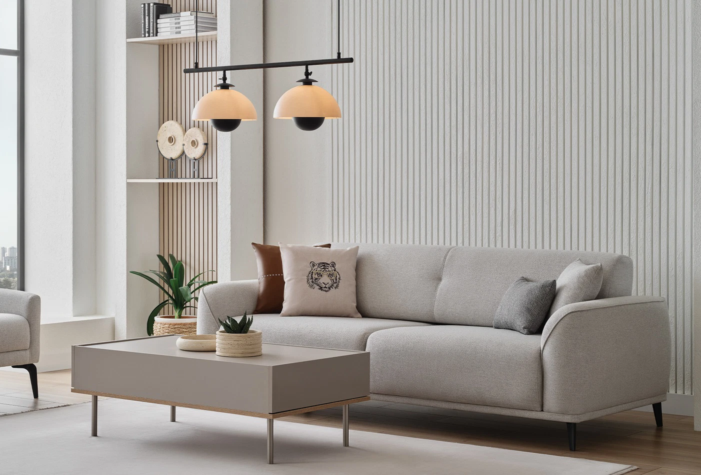 CANTE 3 SEAT SOFA BED GK:14207 CREAM AR:317 - Image 3