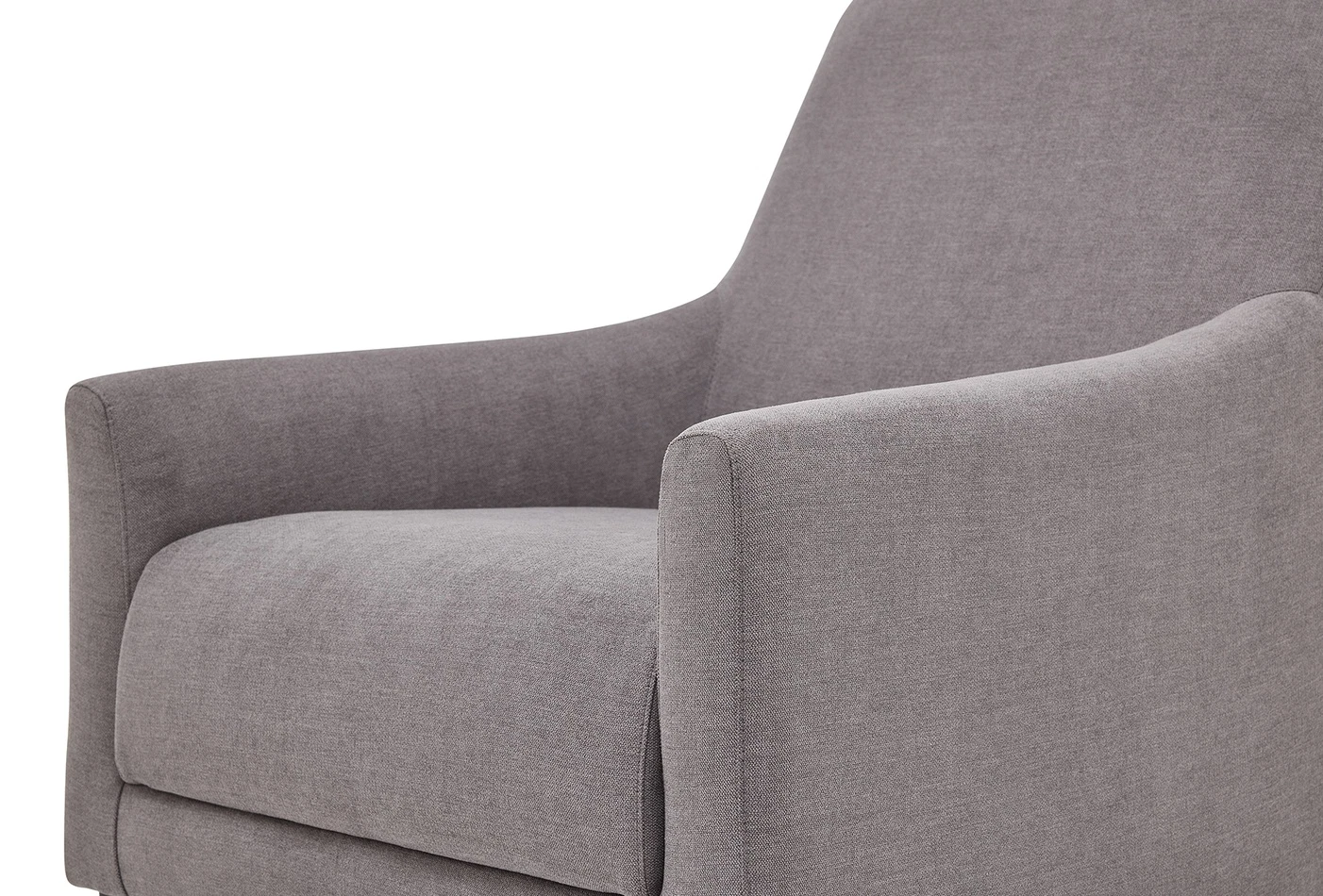 Briza Grey Woven Fabric Armchair | Modern Accent Chair Dubai | Enza Home UAE