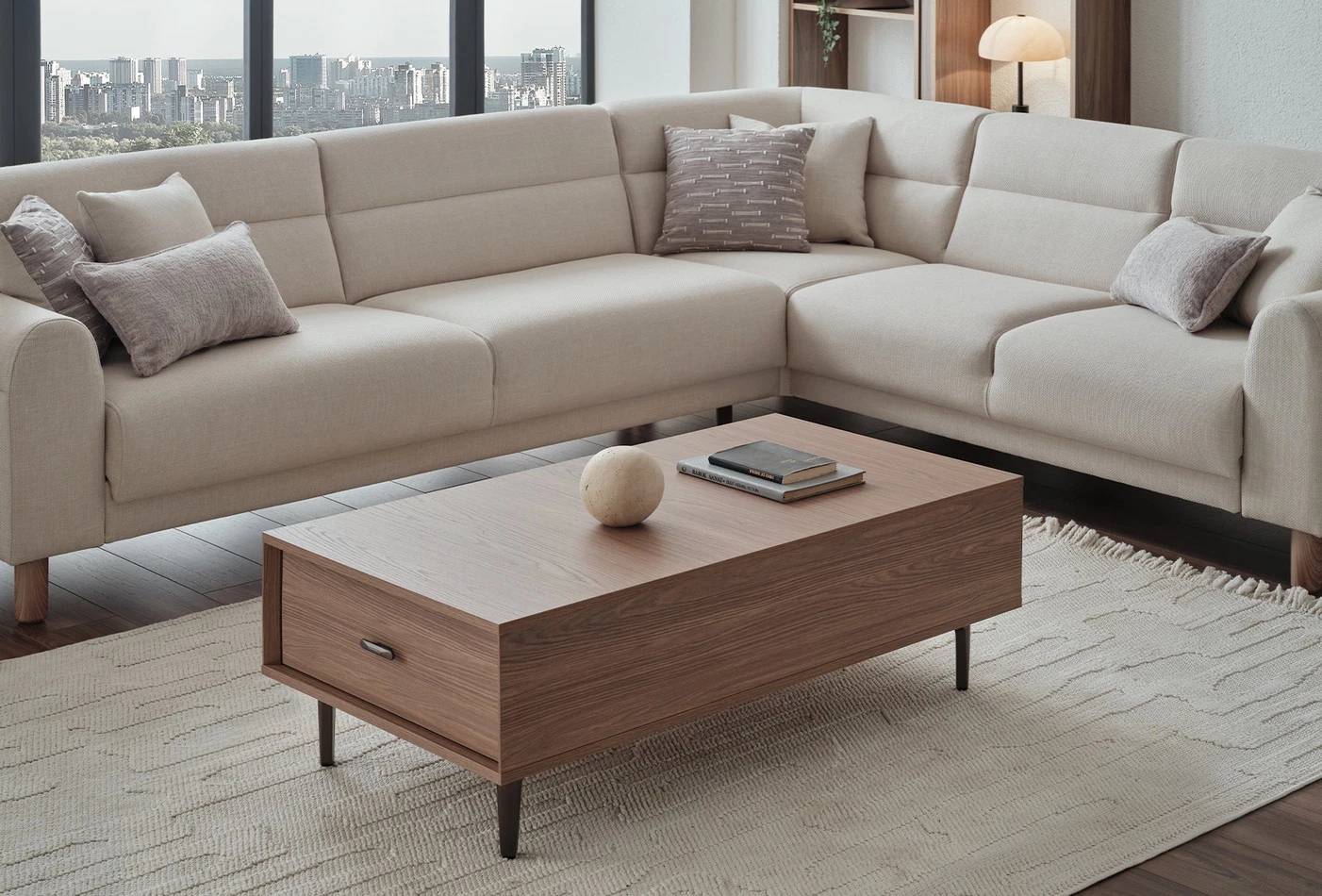 PALOMA COFFEE TABLE-DRAWER.. - Image 4