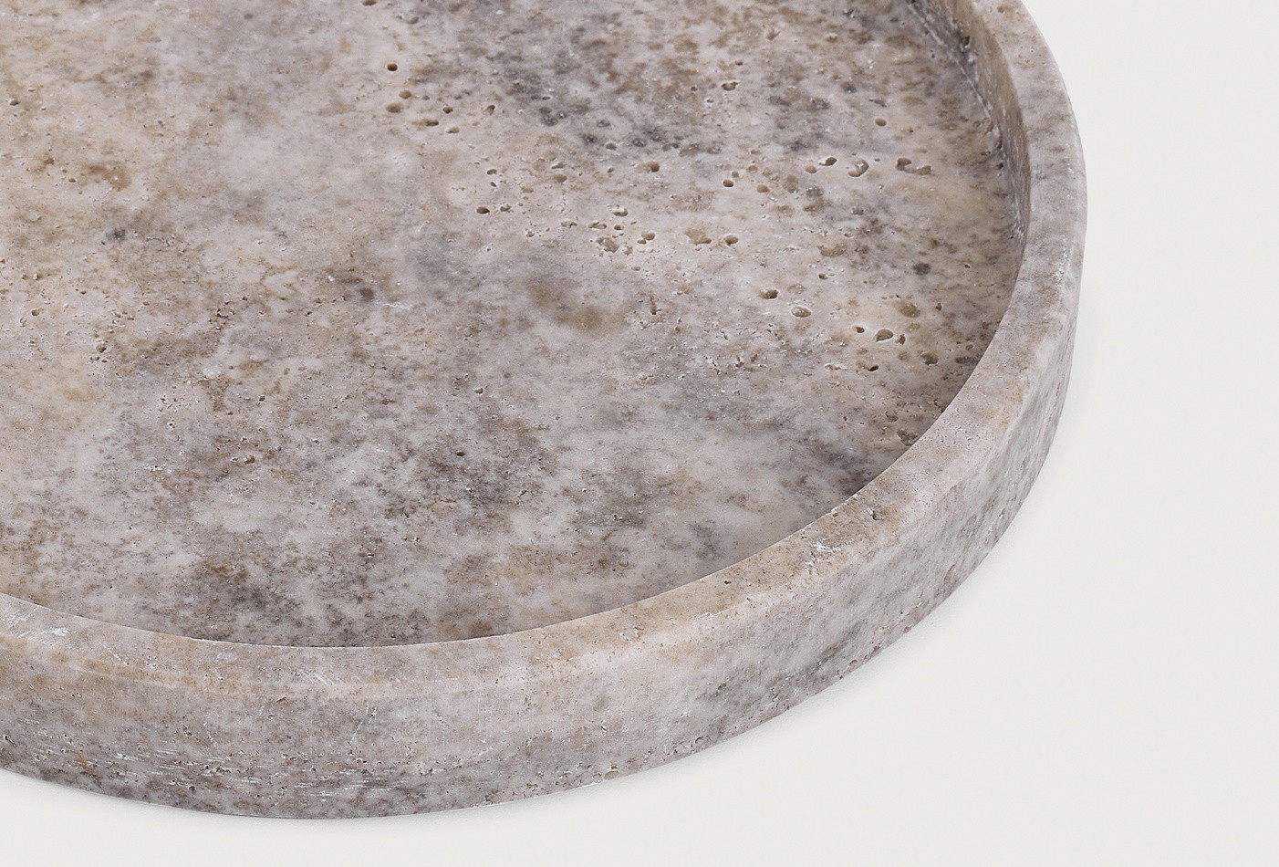 OTILIA GREY LARGE DECORATIVE PLATE BOWL EH