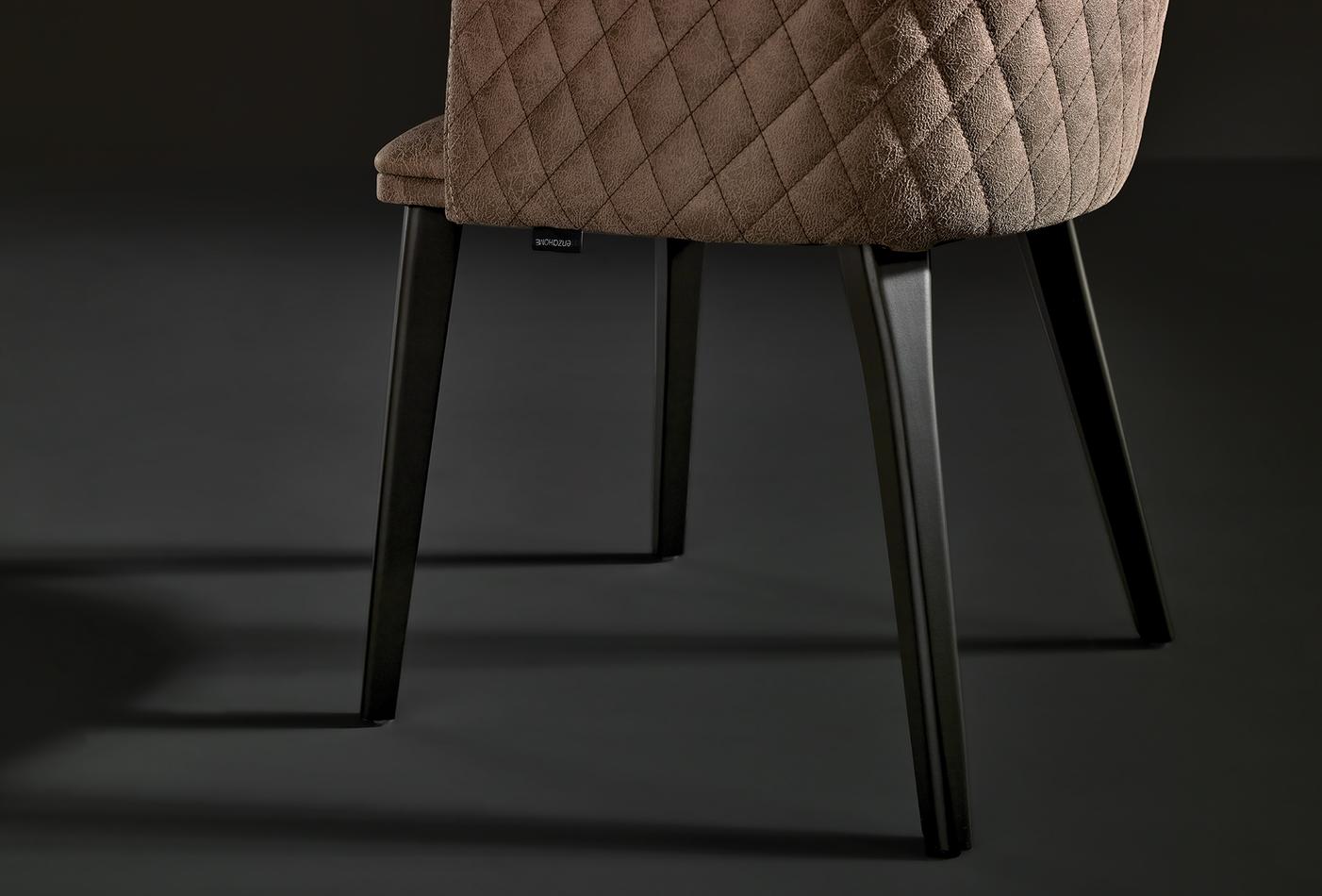 SIRONA CHAIR WITH HANDLE GK:11505 DARK - Image 3