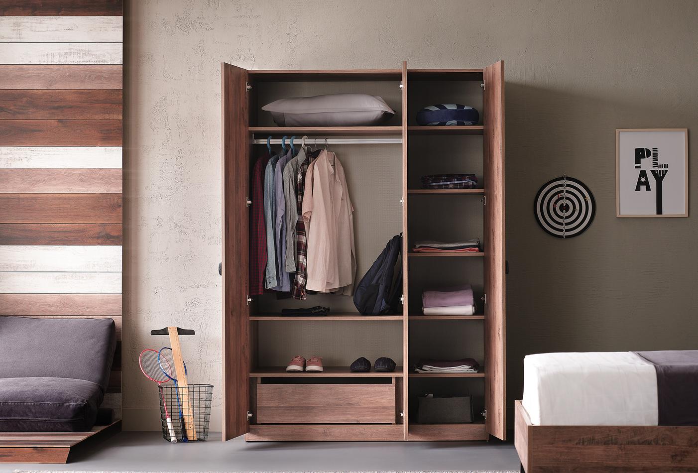 ORLANDO TEEN ROOM 3 DOOR WARDROBE - Image 3