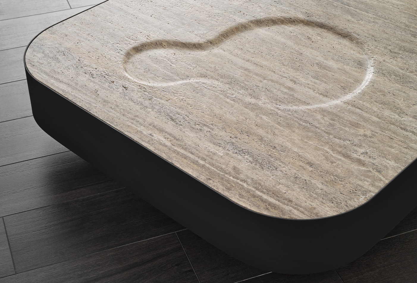 BLOCK COFFEE TABLE TRAVERTINE - Image 3