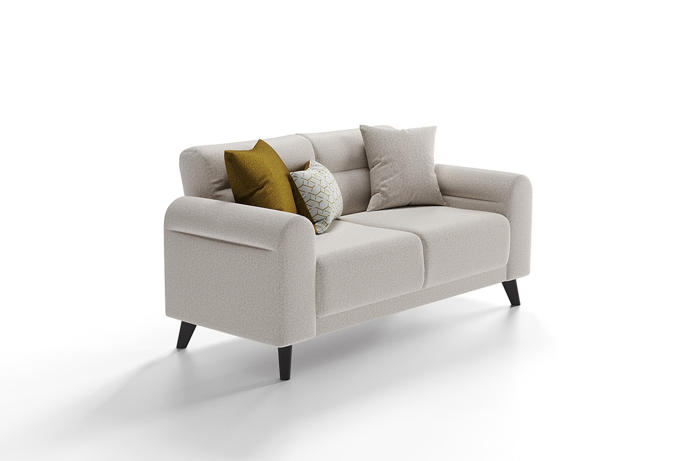 PALOMA 2 SEATER SOFA 2419 K1 GK:55701 CREAM AR:306.. - Image 4