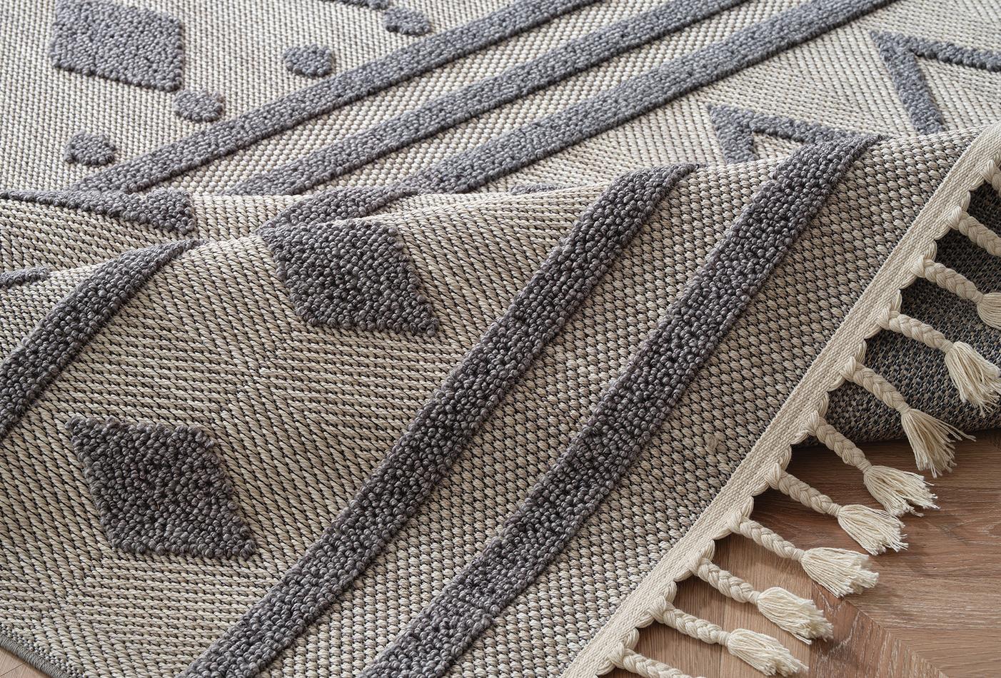 1,60x2,30 Taos Carpet Grey/Beige - Image 3