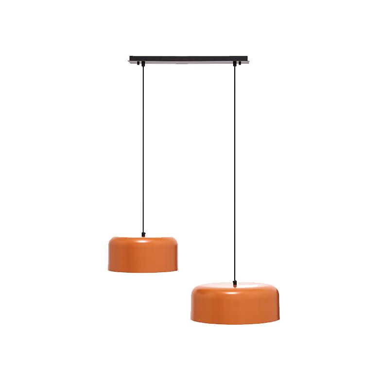 Gio Pendant Lamp Orange - 2 Light - Image 3
