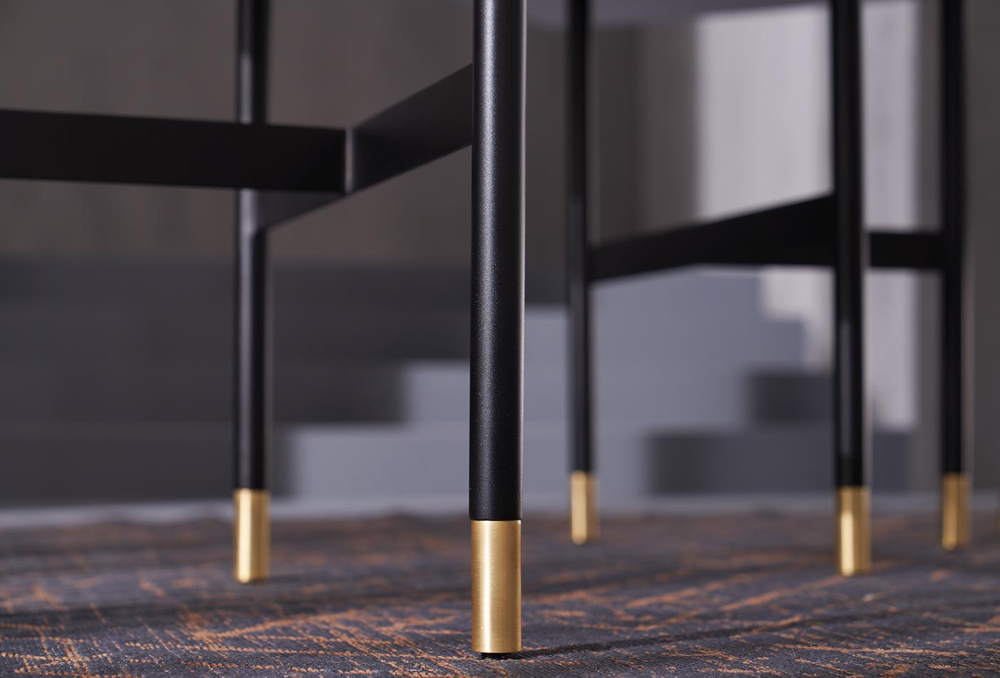 DORIAN NON-EXTENDABLE DINING TABLE 2050X1030 (METAL LEG) - Image 3