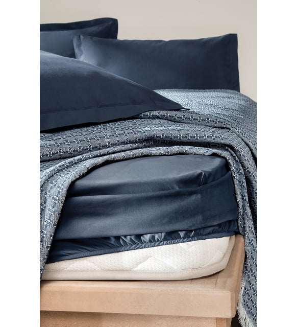 Queen Size Marita Pique - Navy - Image 3