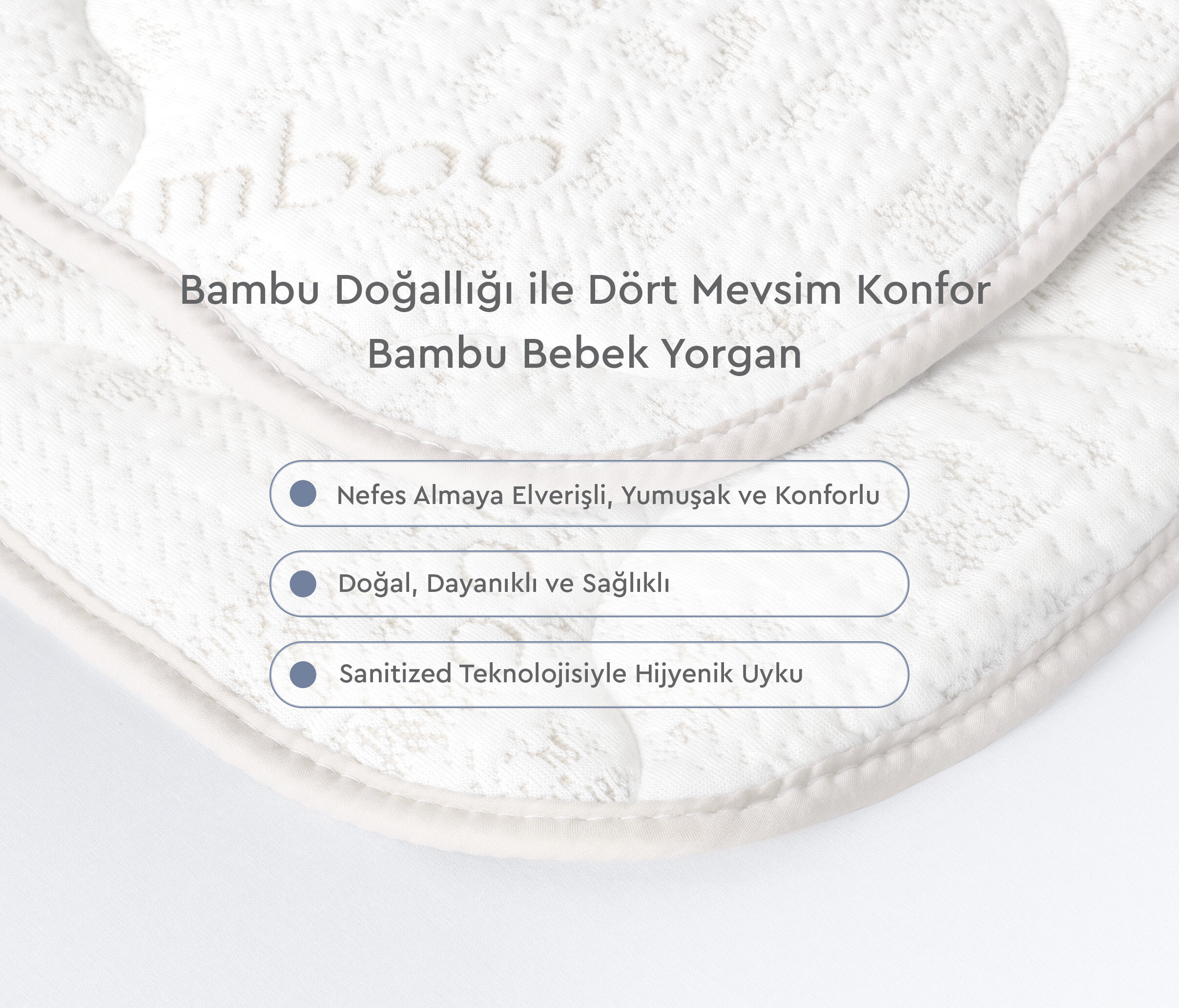 Bamboo Baby Quilt 200 Gr. (95x145) - Image 3