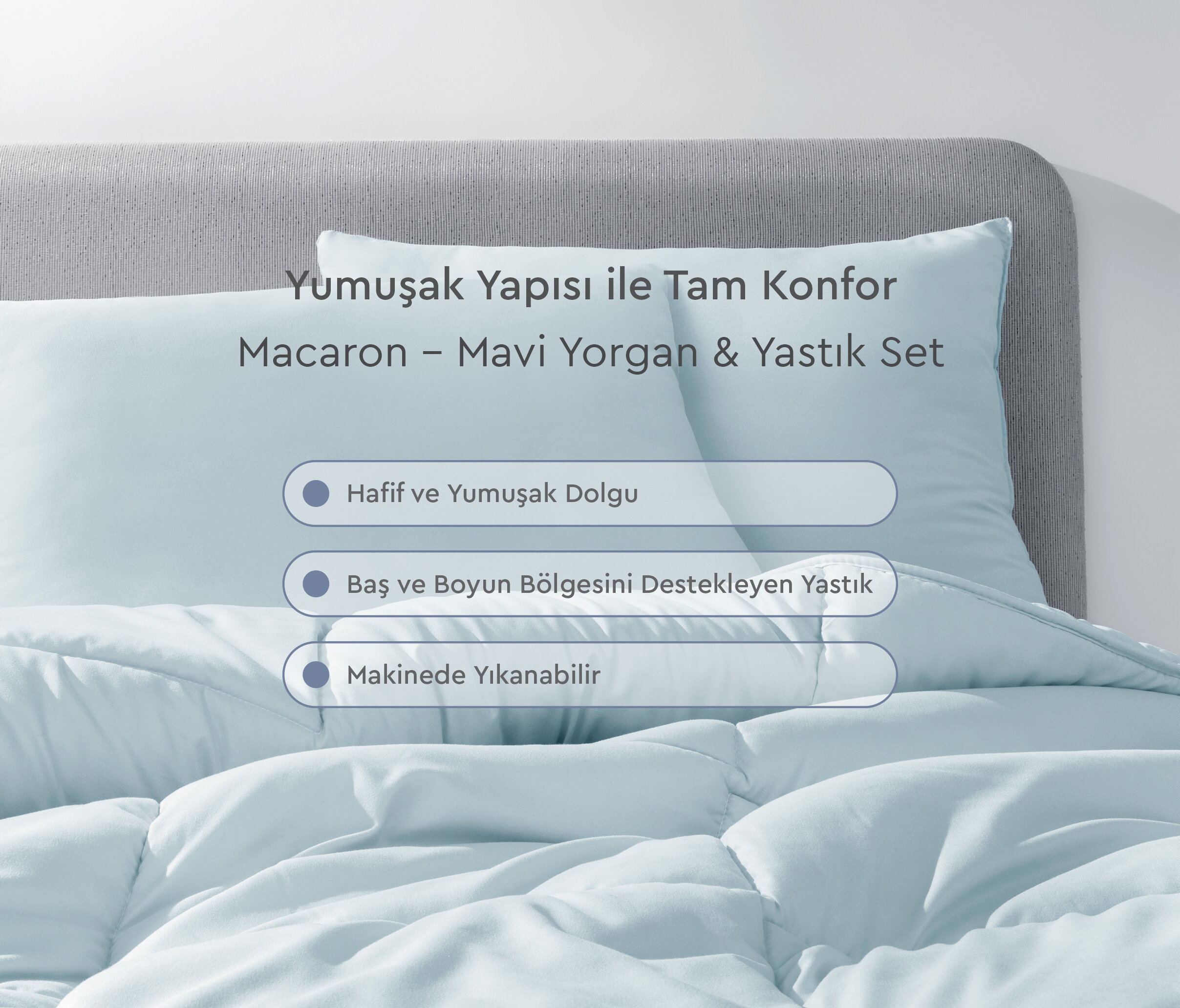 Single Size Macaron Quilt&Pillow Set - - Image 3