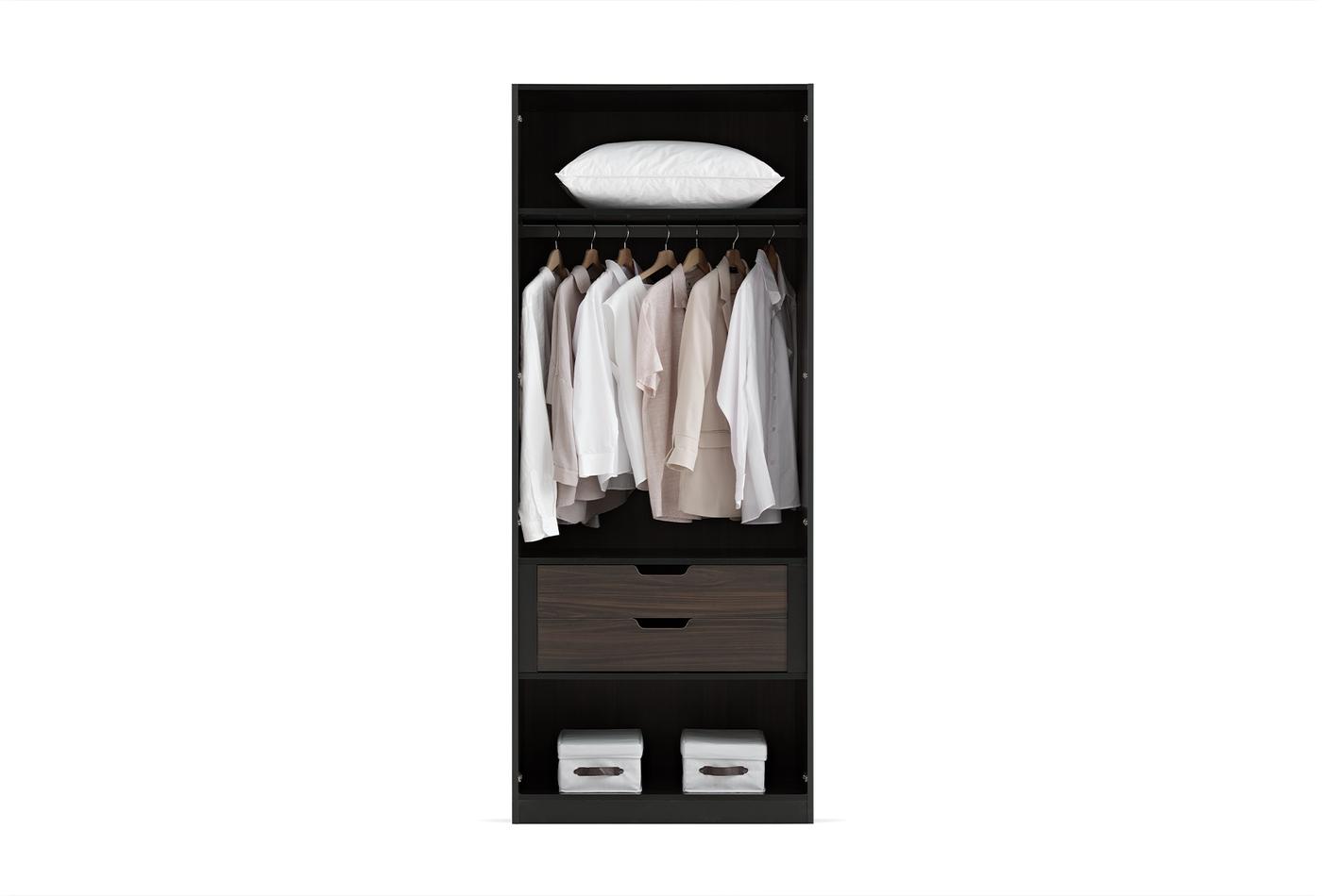 PARMA 2 DOORS GLASS WARDROBE - Image 3