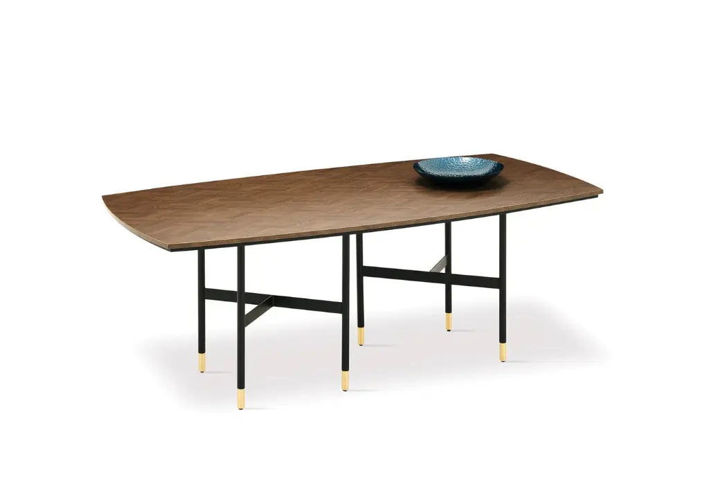 DORIAN NON-EXTENDABLE DINING TABLE 2050X1030 (METAL LEG)