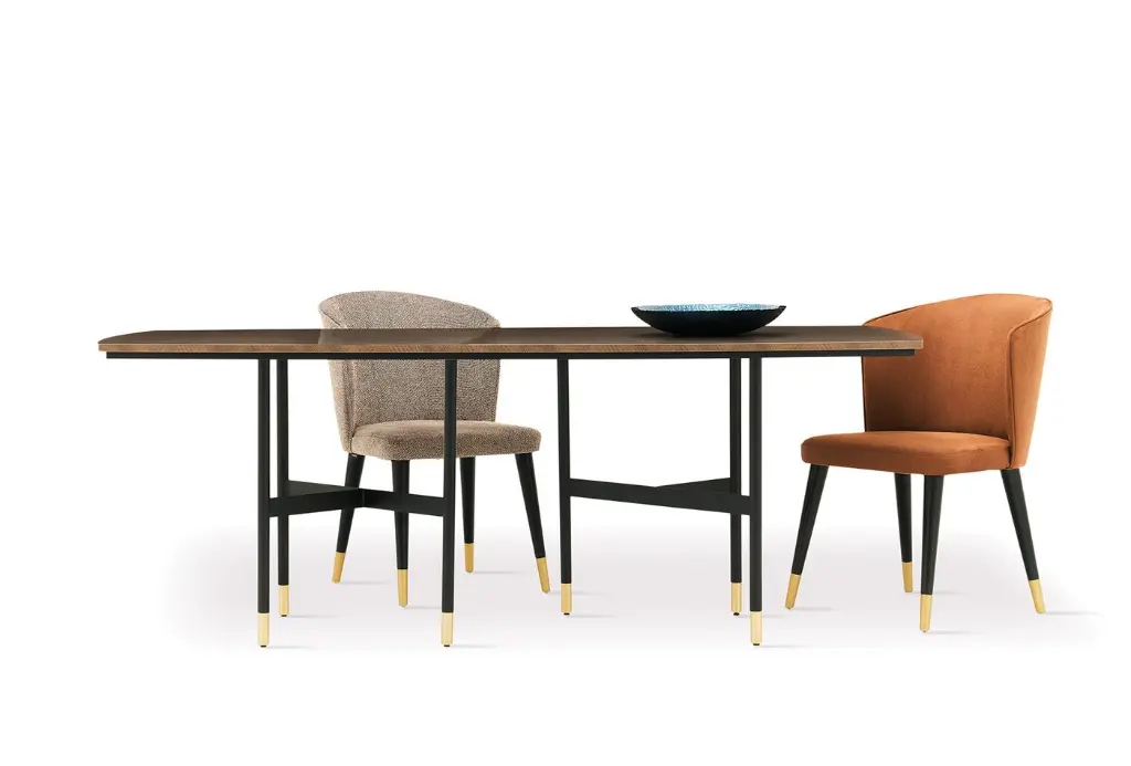 DORIAN NON-EXTENDABLE DINING TABLE 2050X1030 (METAL LEG) - Image 5