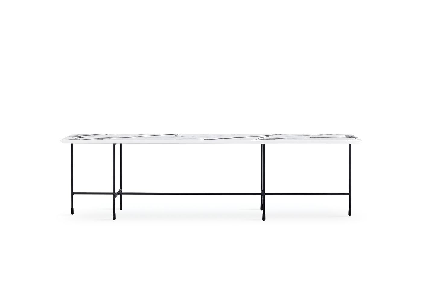 Solaro Long Coffee Table-Marble