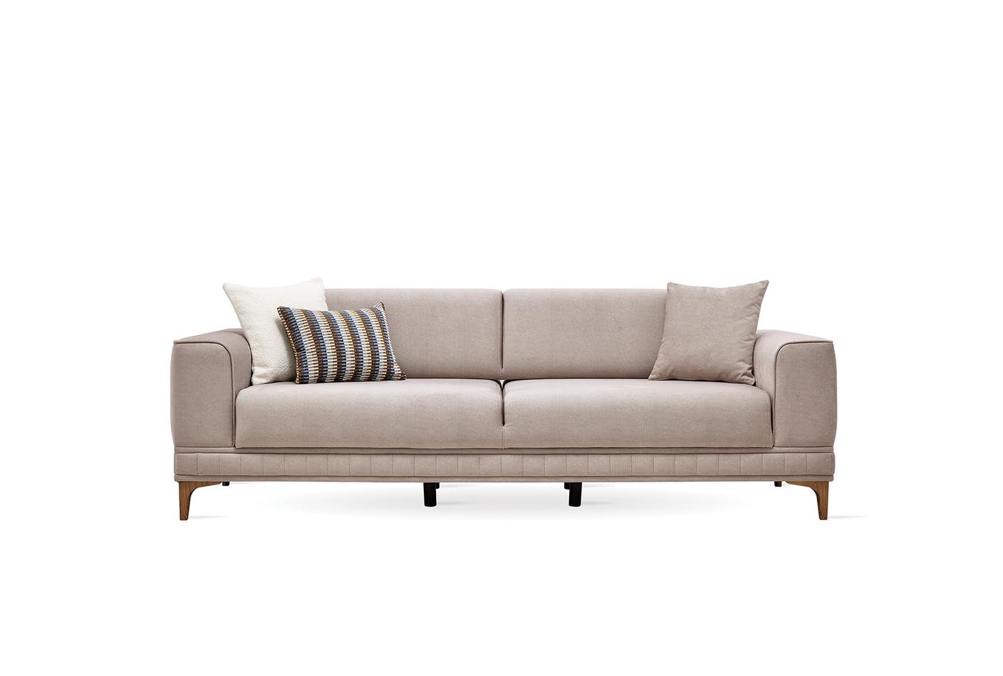Pavia 3 Seater Sofa Bed - 2121 - K1 - 14001 Bone - AR:301