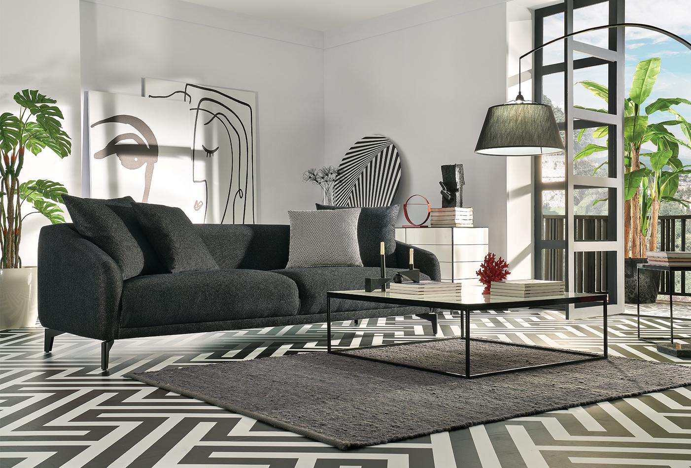 Maison 3 Seater Sofa - 2037 - K2 - 12402 Grey - AR:217 - Image 6
