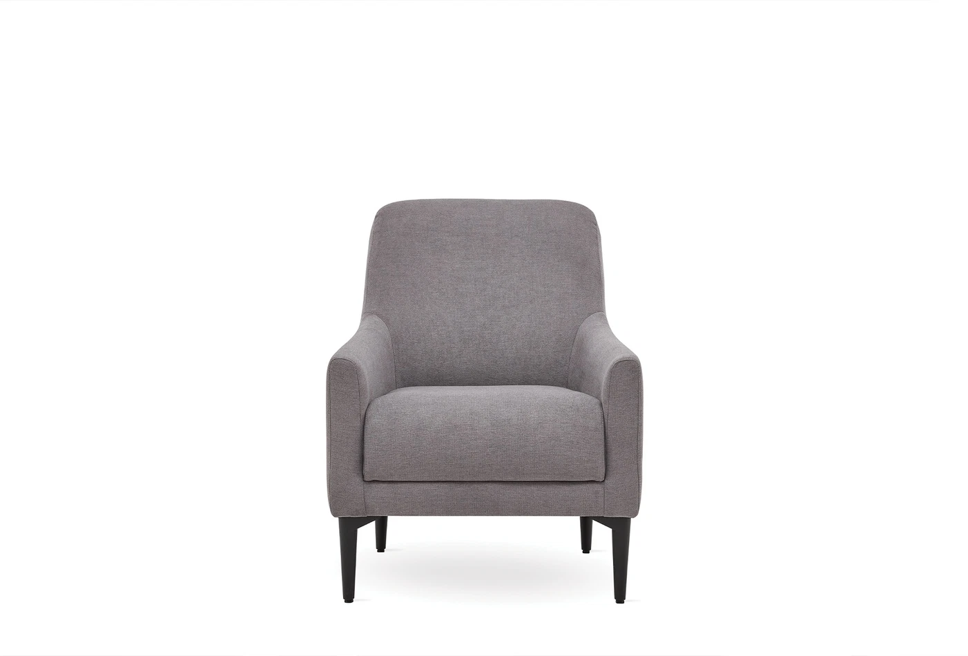 Briza Grey Woven Fabric Armchair | Modern Accent Chair Dubai | Enza Home UAE