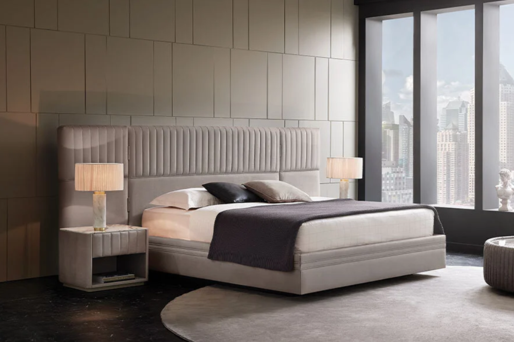 VENEZIA BASE WITH HEADBOARD 180X200 - - GK:10208 SAND AR:101 - Image 2